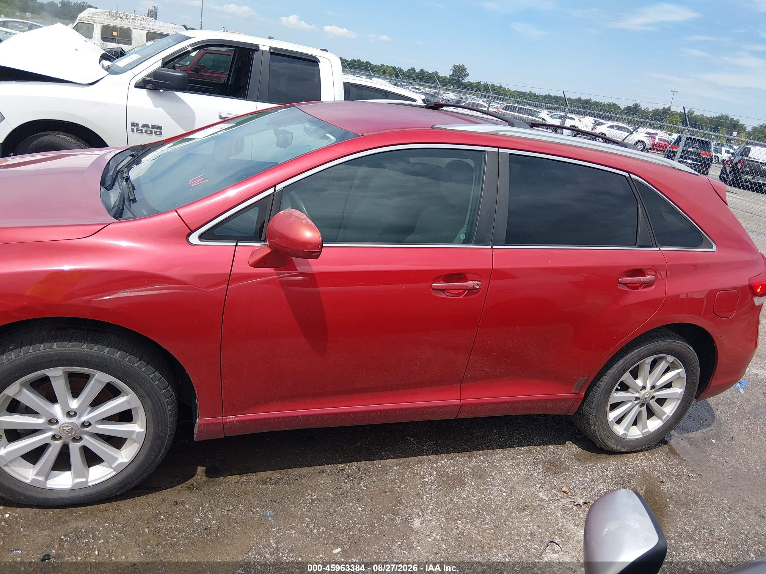2012 Toyota Venza Le Red vin: 4T3ZA3BB4CU061436