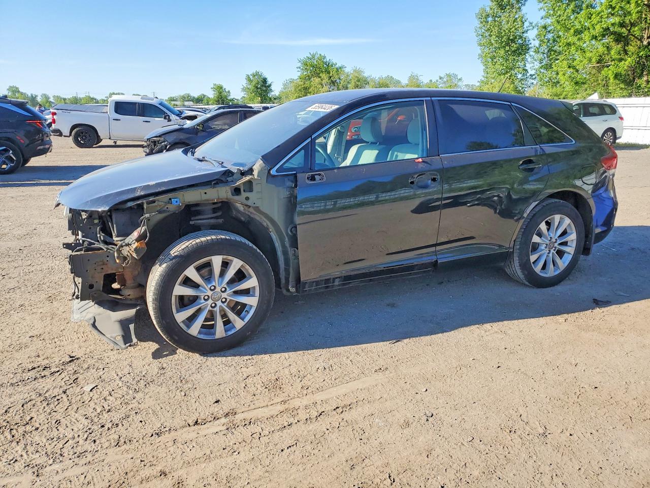 2013 Toyota Venza Le Черный vin: 4T3ZA3BB4DU064631