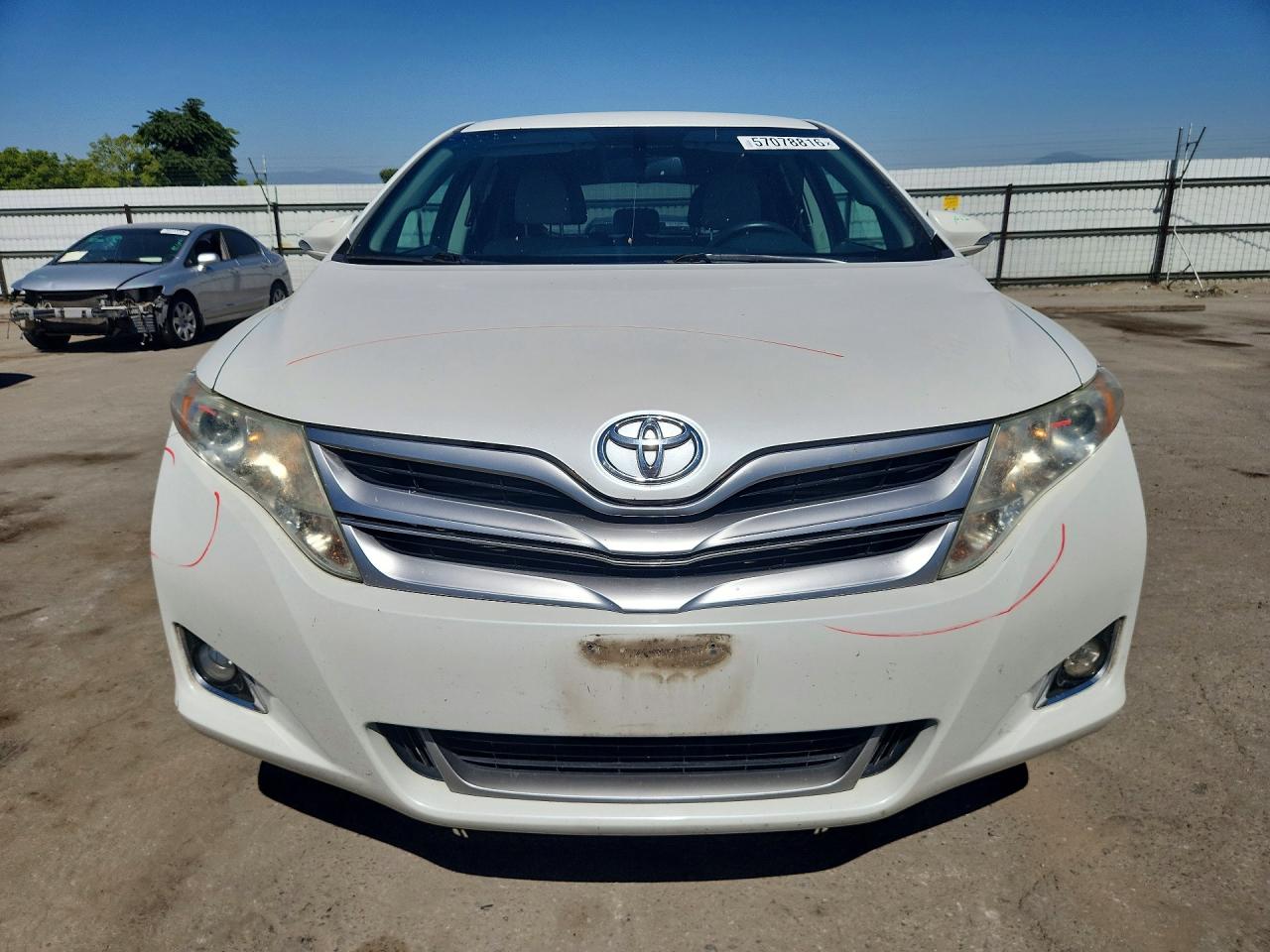 2013 Toyota Venza Le White vin: 4T3ZA3BB4DU067531