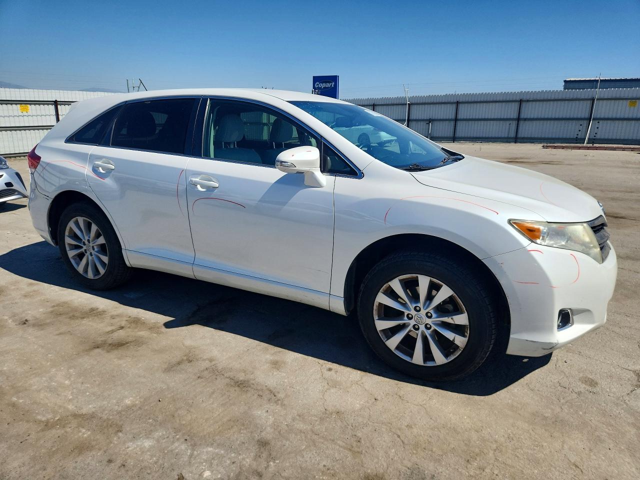 2013 Toyota Venza Le White vin: 4T3ZA3BB4DU067531