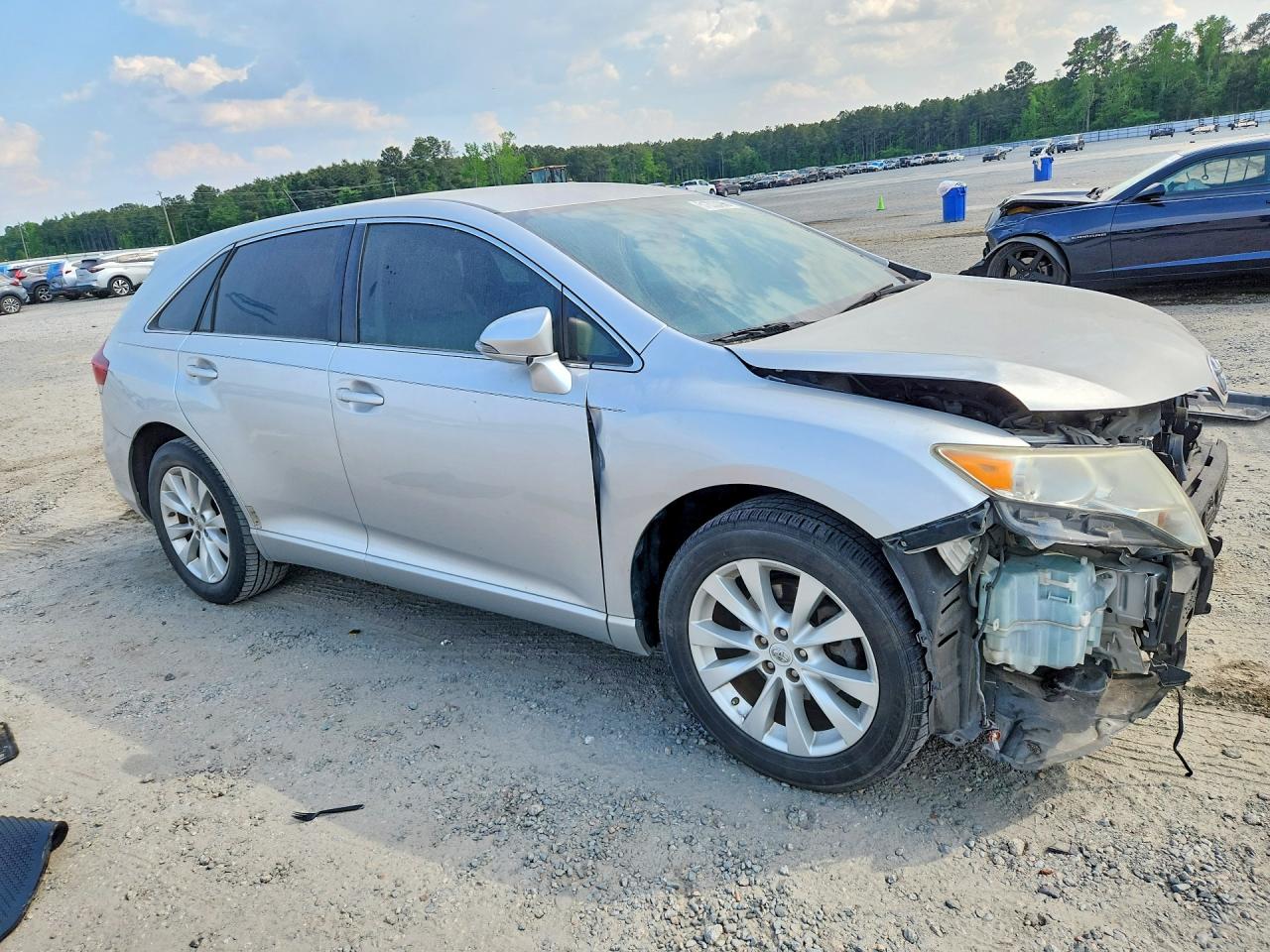 2013 Toyota Venza Le Silver vin: 4T3ZA3BB4DU073801