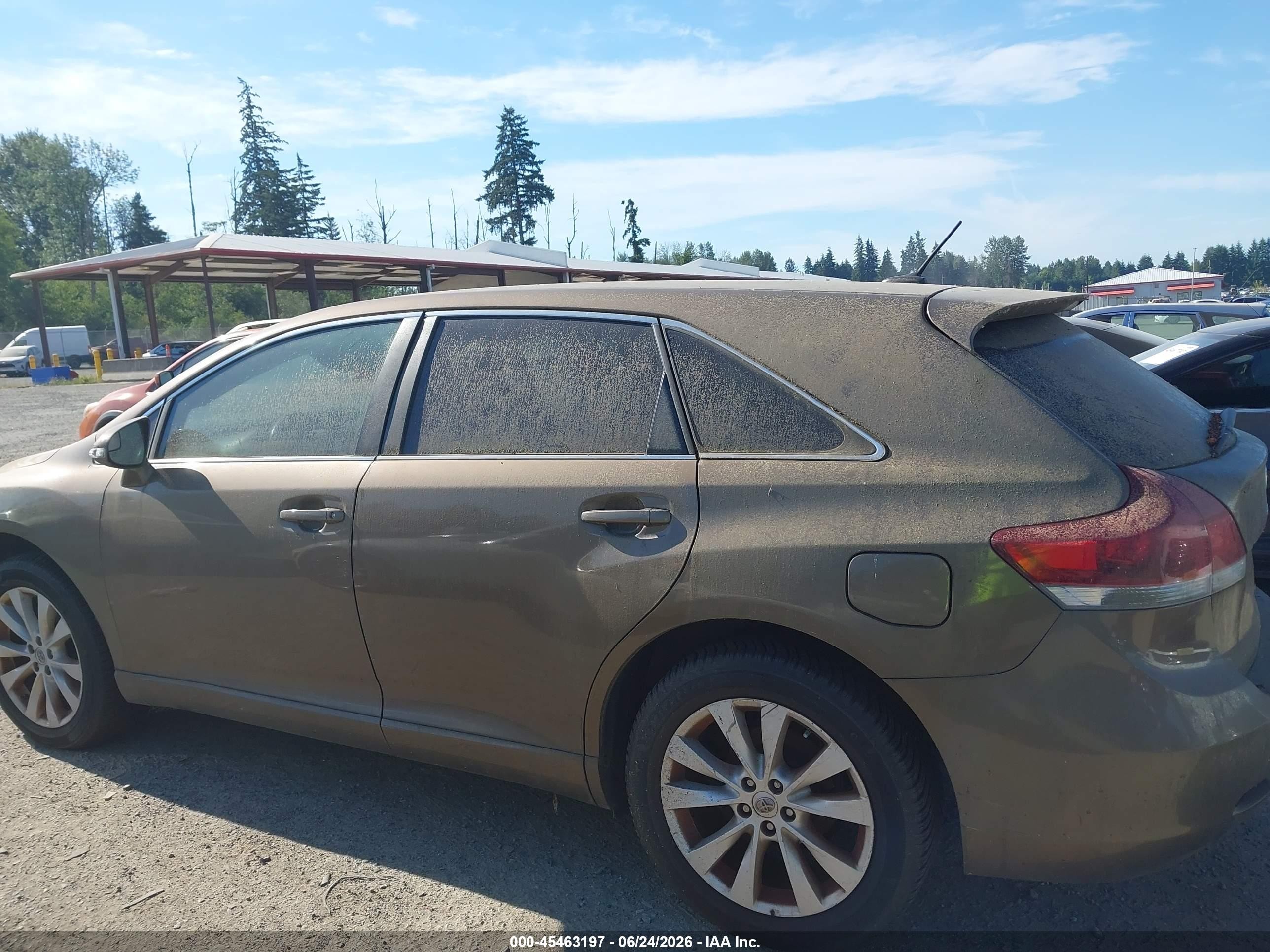 2013 Toyota Venza Le Brown vin: 4T3ZA3BB4DU077007