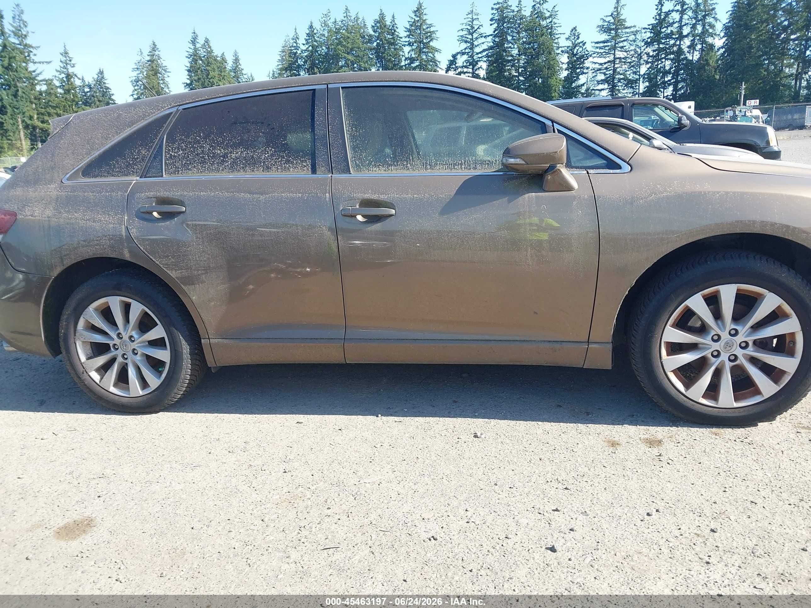 2013 Toyota Venza Le Brown vin: 4T3ZA3BB4DU077007