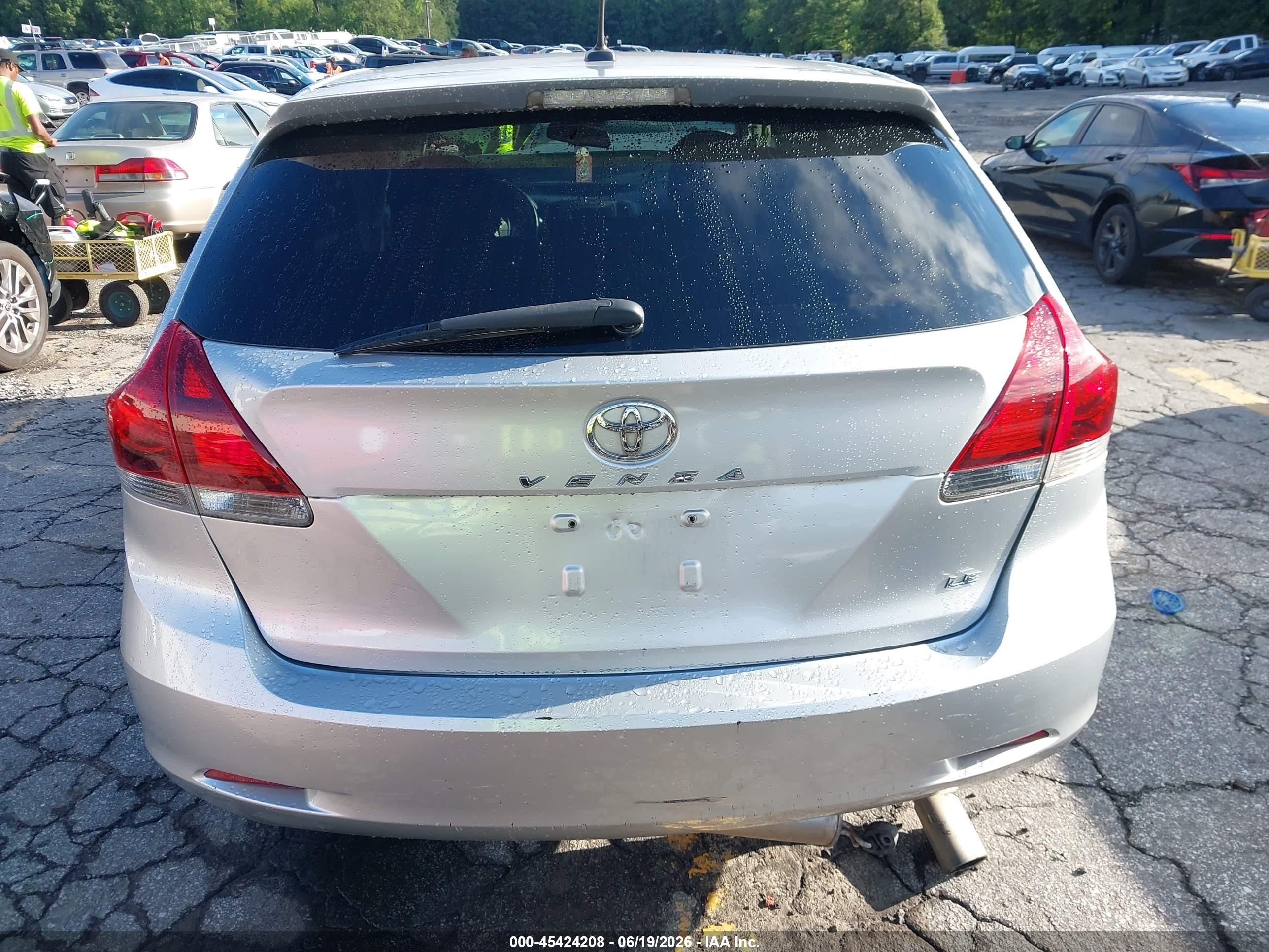 2013 Toyota Venza Le Silver vin: 4T3ZA3BB4DU079162