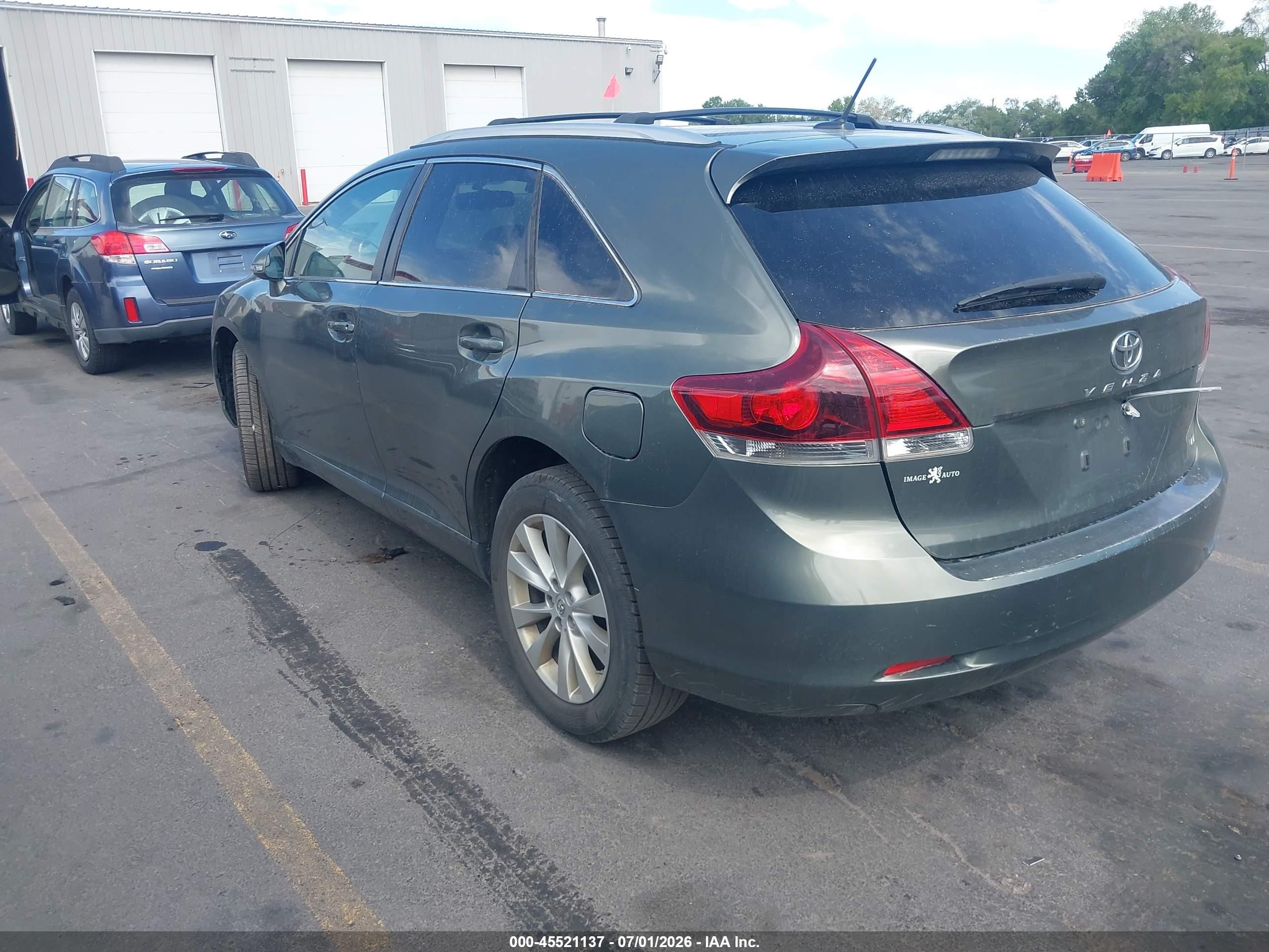 2013 Toyota Venza Le Blue vin: 4T3ZA3BB4DU079212