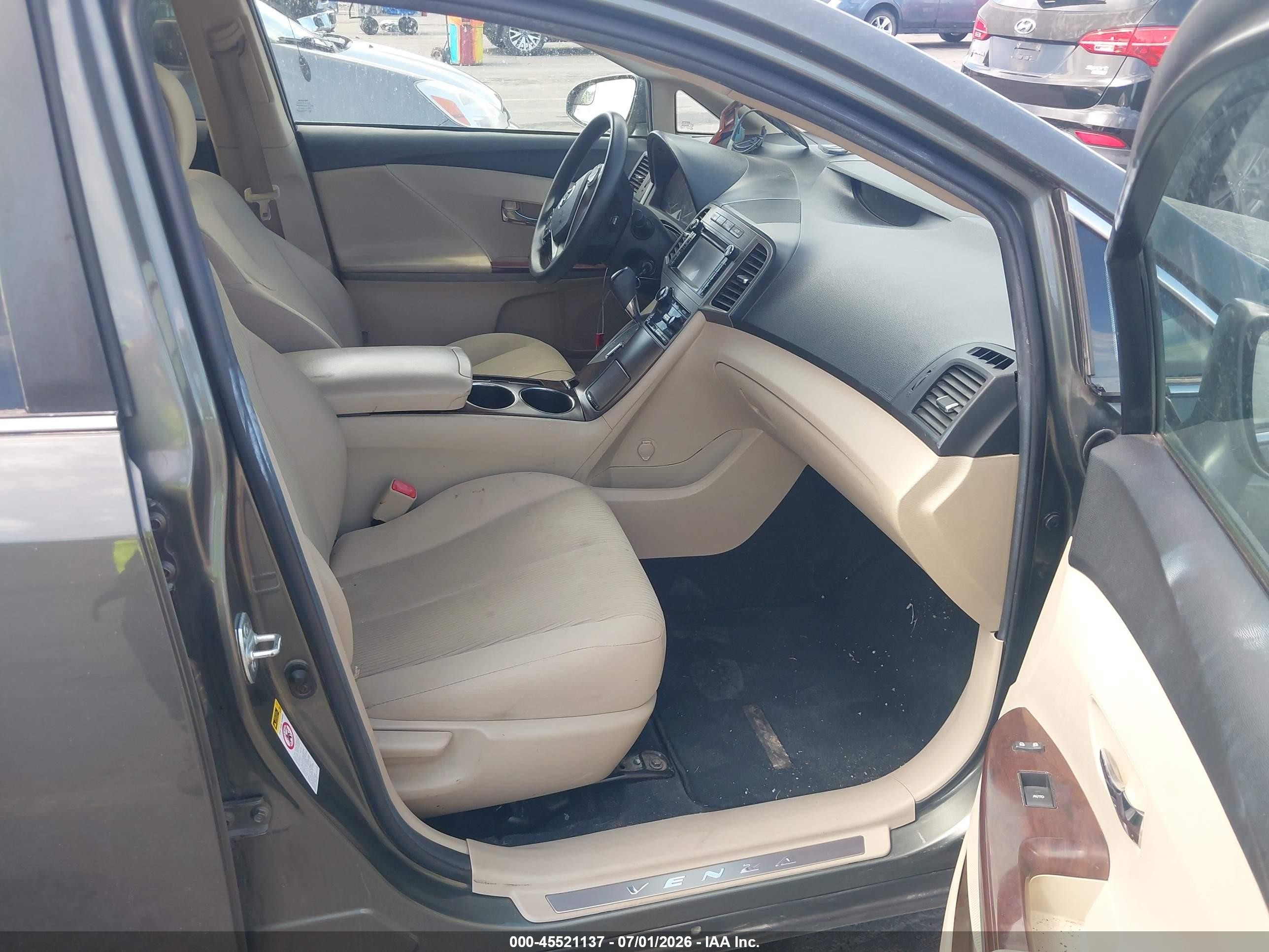 2013 Toyota Venza Le Blue vin: 4T3ZA3BB4DU079212