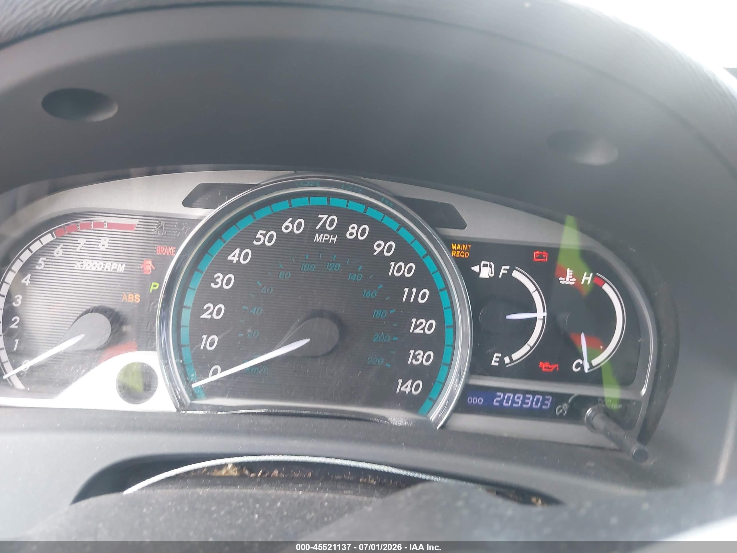 2013 Toyota Venza Le Blue vin: 4T3ZA3BB4DU079212