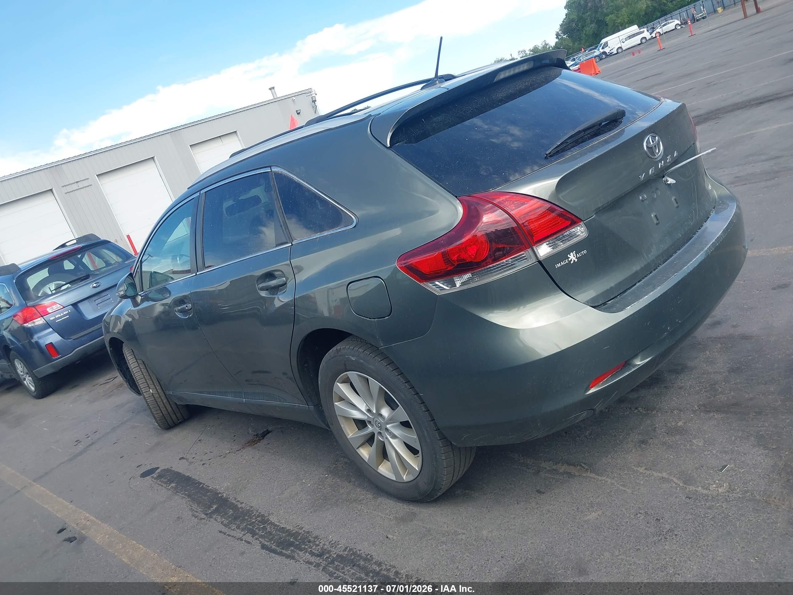 2013 Toyota Venza Le Blue vin: 4T3ZA3BB4DU079212