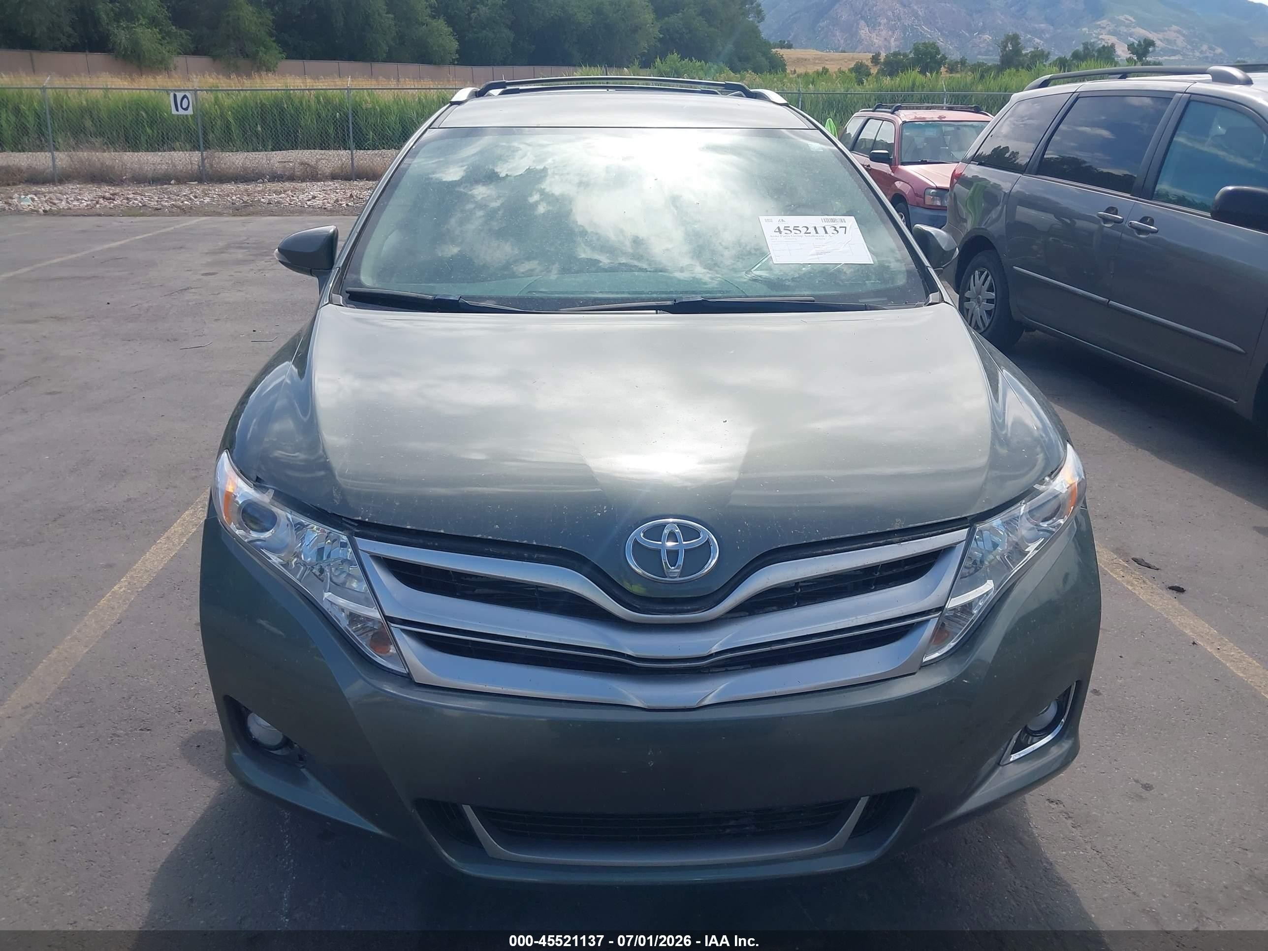 2013 Toyota Venza Le Blue vin: 4T3ZA3BB4DU079212