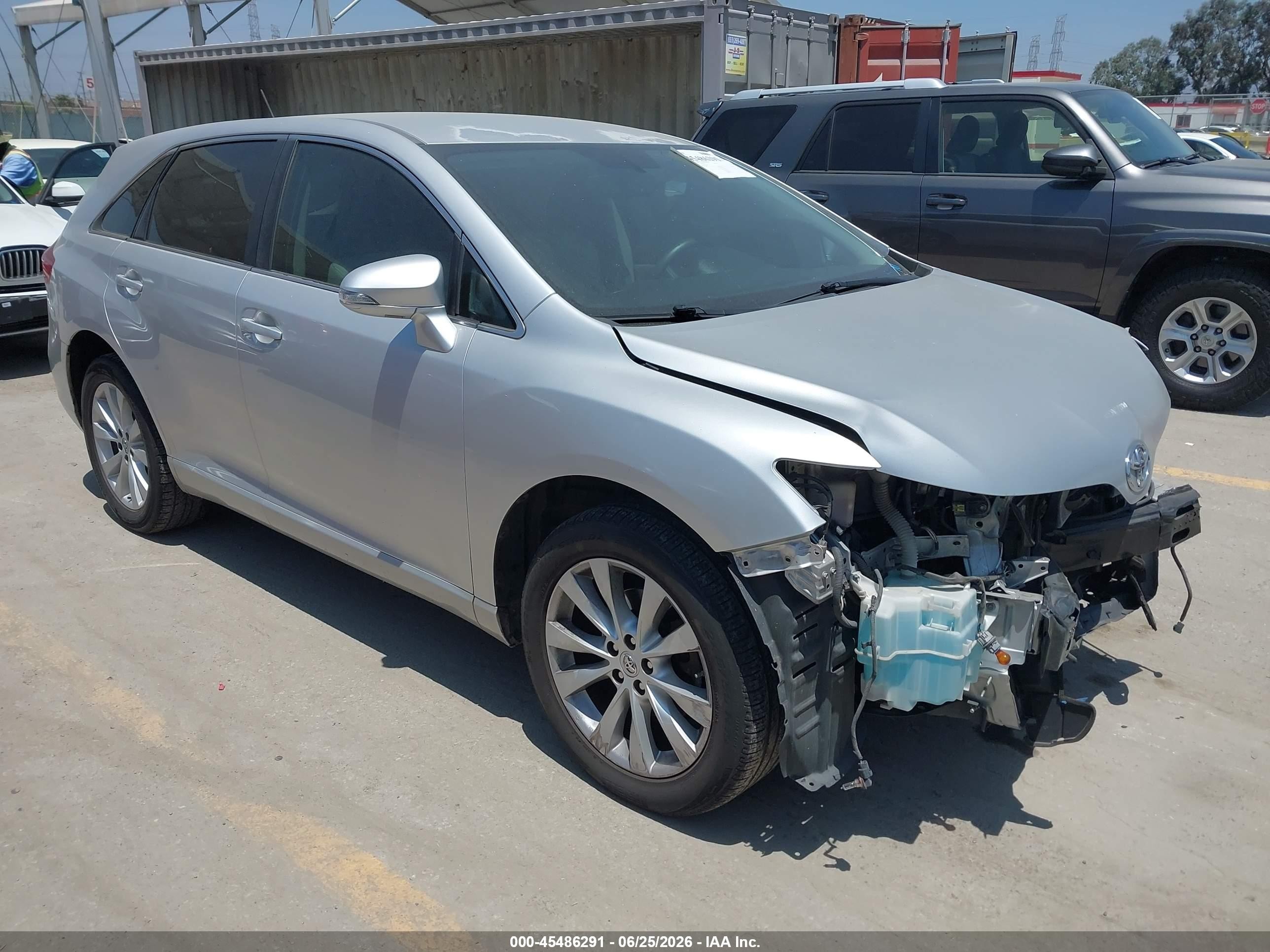 2014 Toyota Venza Le Silver vin: 4T3ZA3BB4EU082581