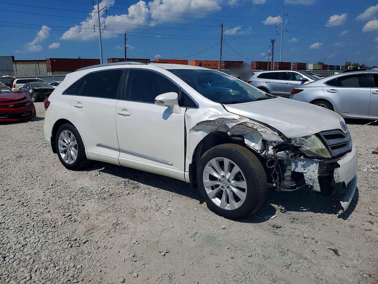 2014 Toyota Venza Le Белый vin: 4T3ZA3BB4EU083973