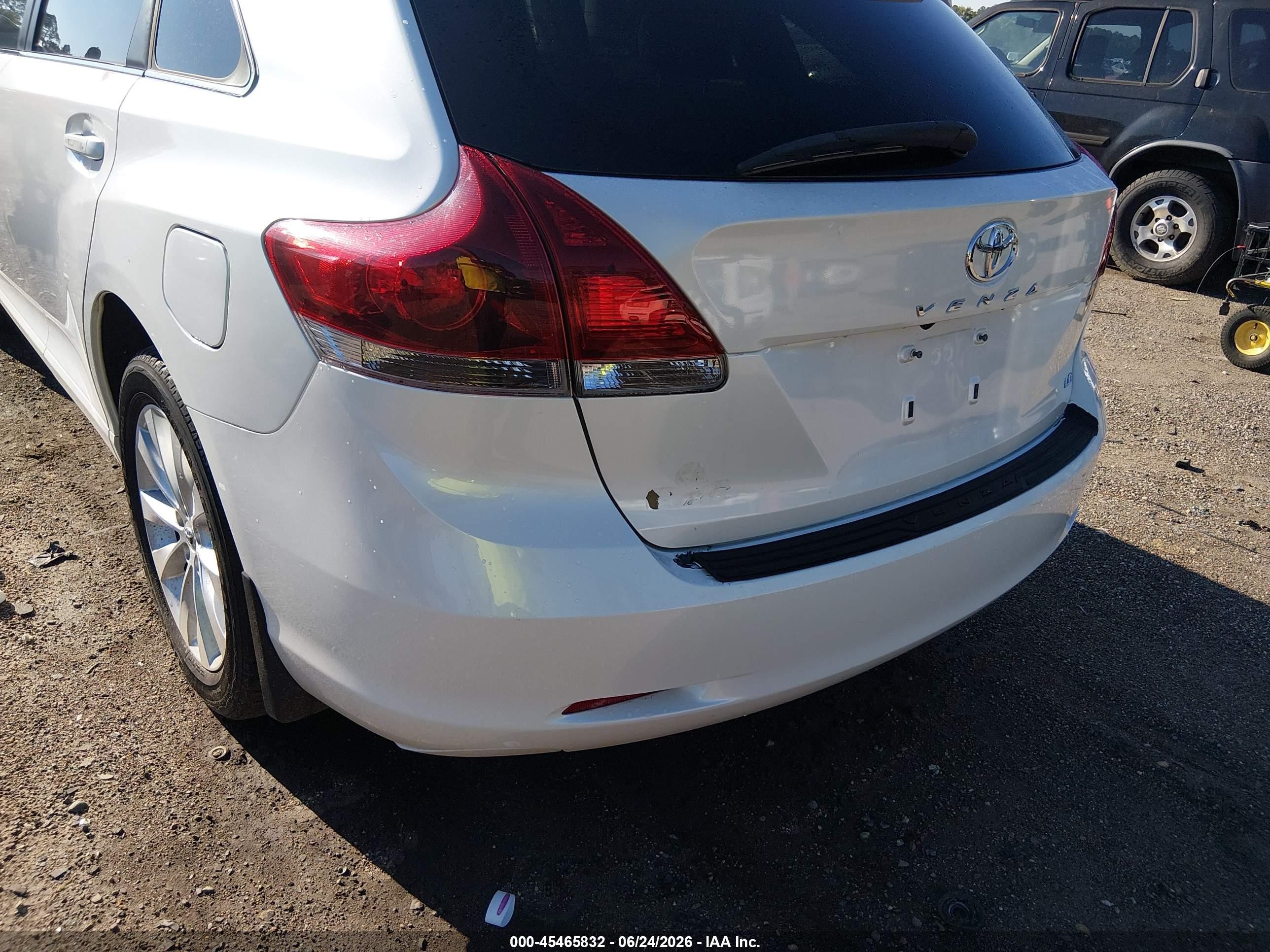 2014 Toyota Venza Le White vin: 4T3ZA3BB4EU089188