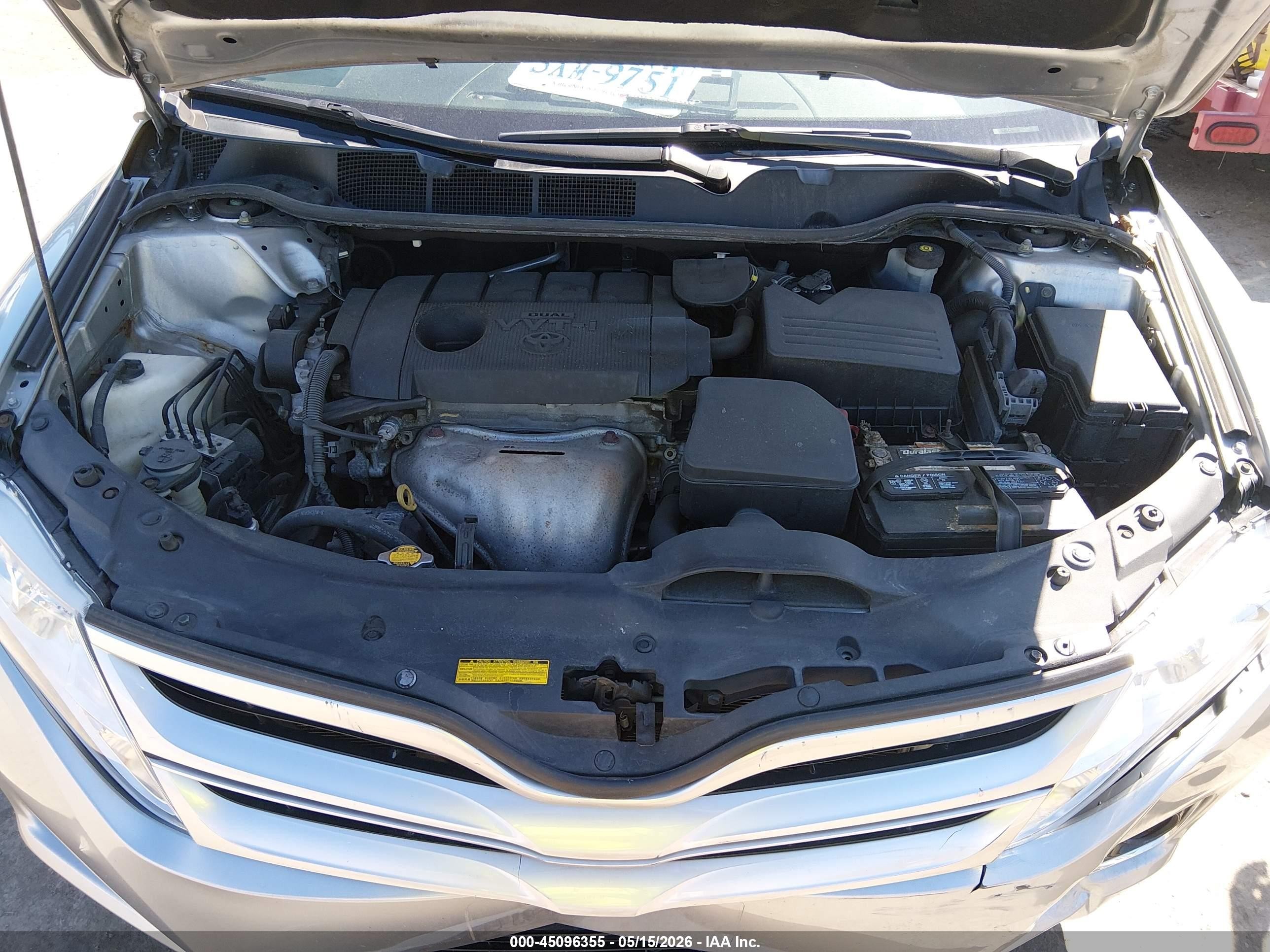 2015 Toyota Venza Le Silver vin: 4T3ZA3BB4FU091282