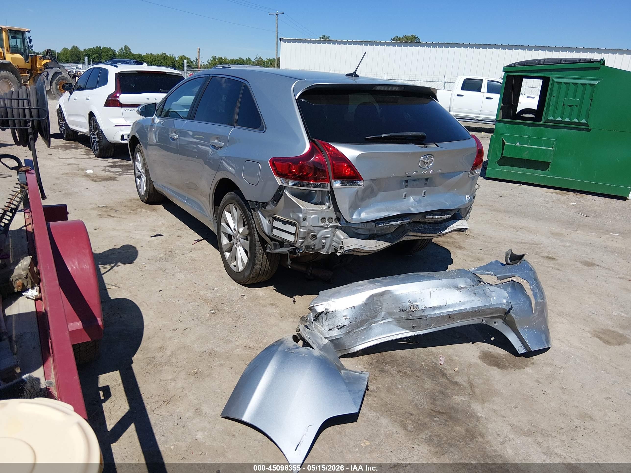 2015 Toyota Venza Le Silver vin: 4T3ZA3BB4FU091282