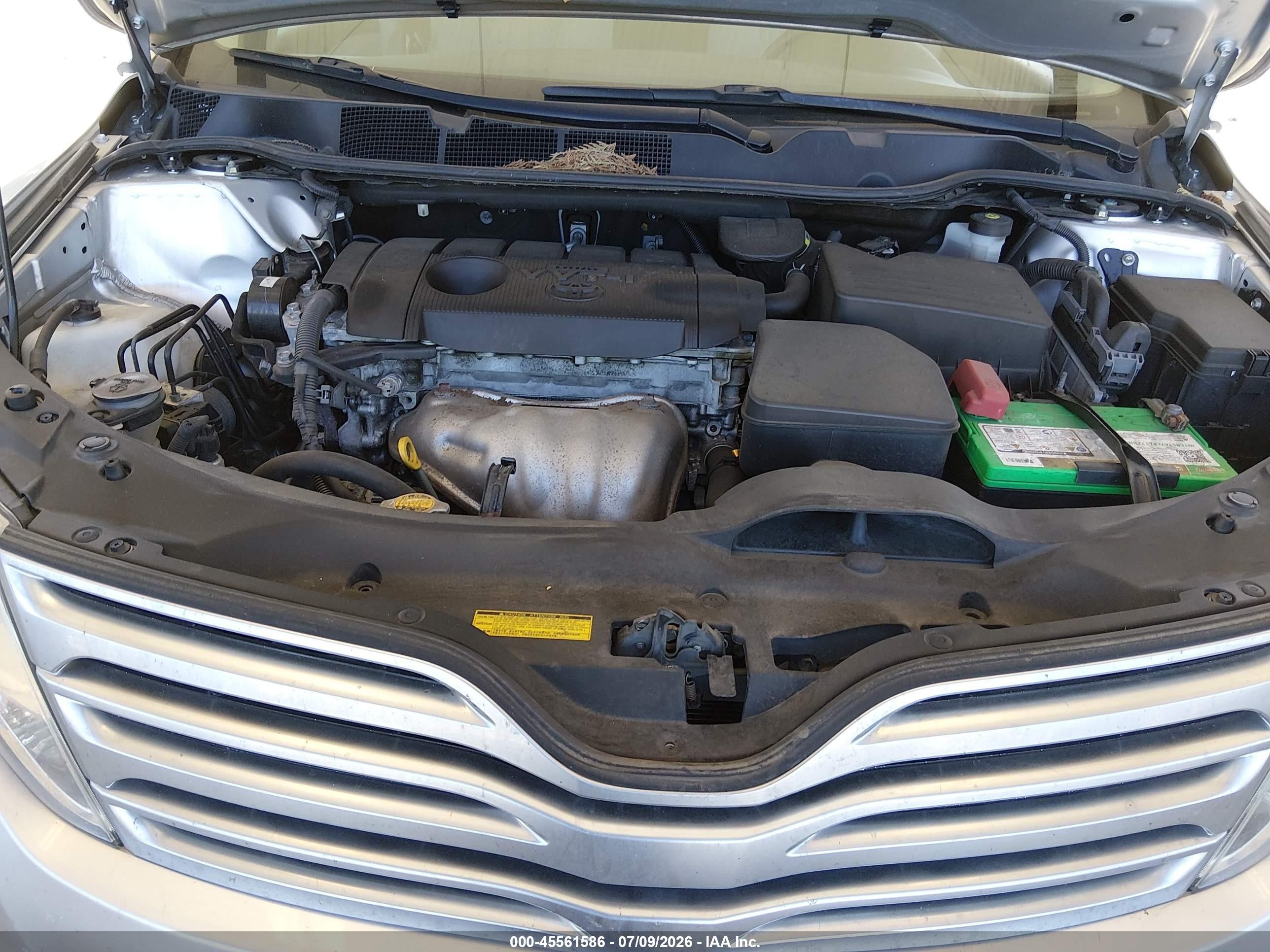 2011 Toyota Venza   Silver vin: 4T3ZA3BB5BU047415
