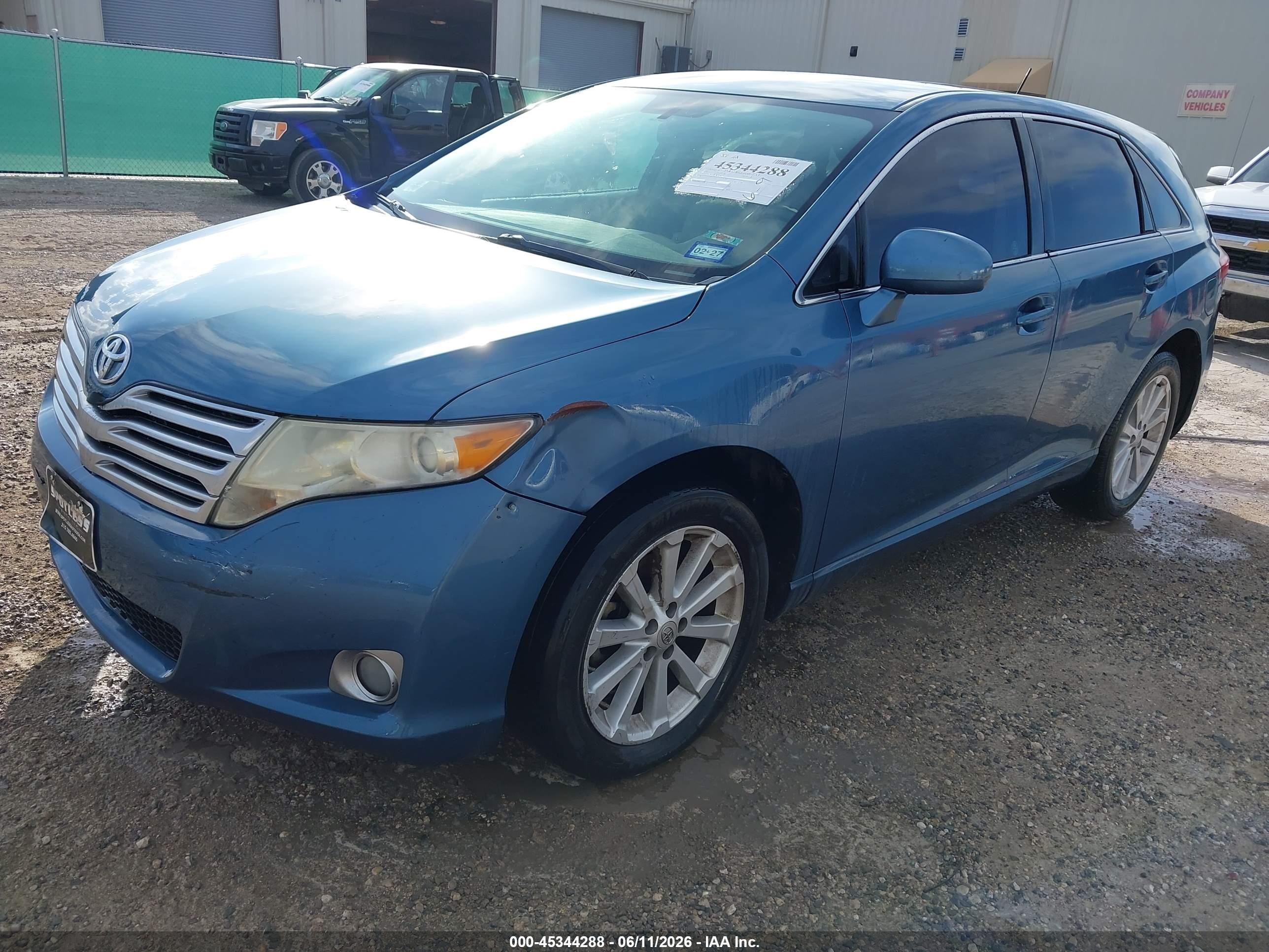2011 Toyota Venza   Light Blue vin: 4T3ZA3BB5BU050346