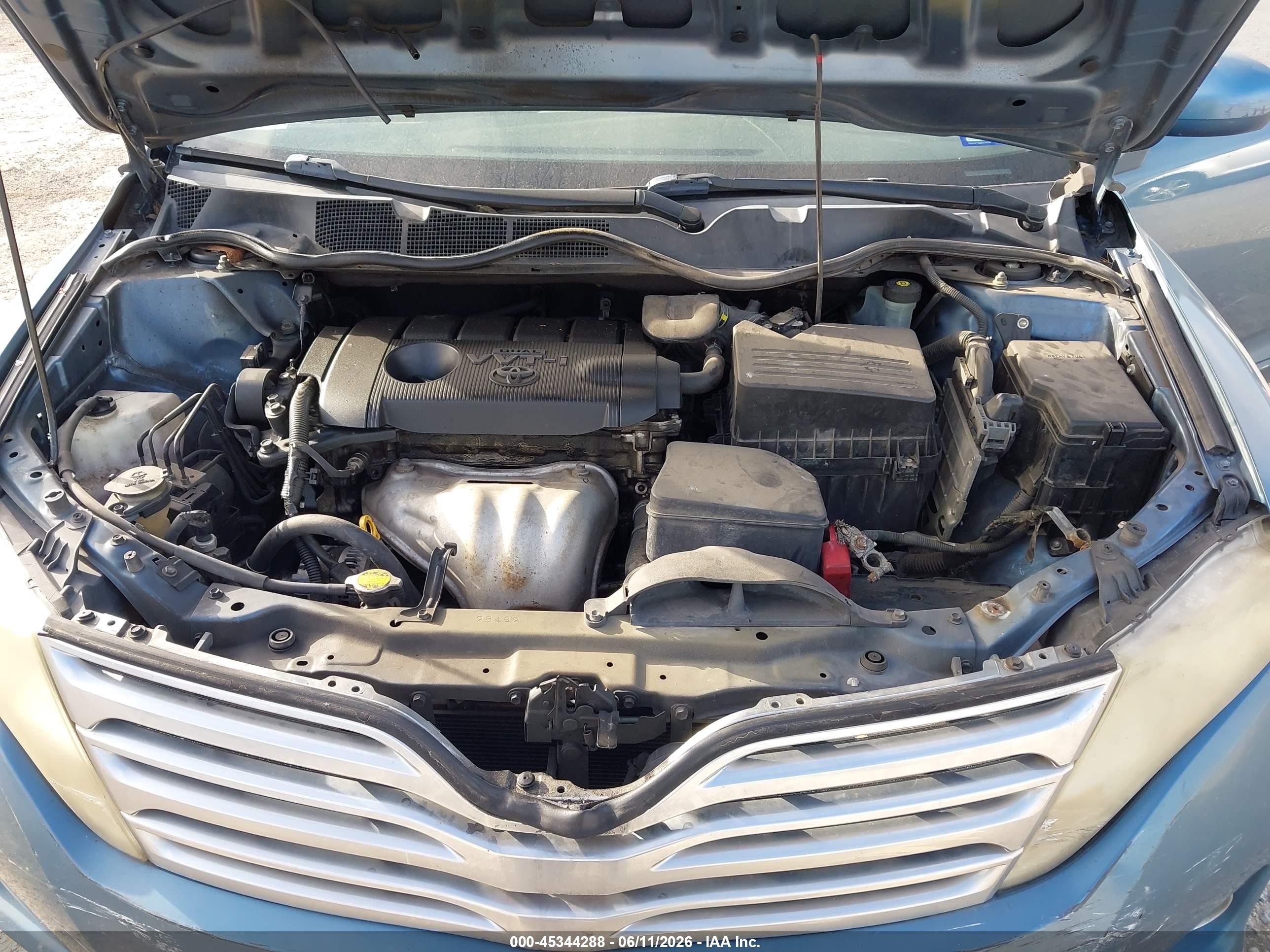 2011 Toyota Venza   Light Blue vin: 4T3ZA3BB5BU050346