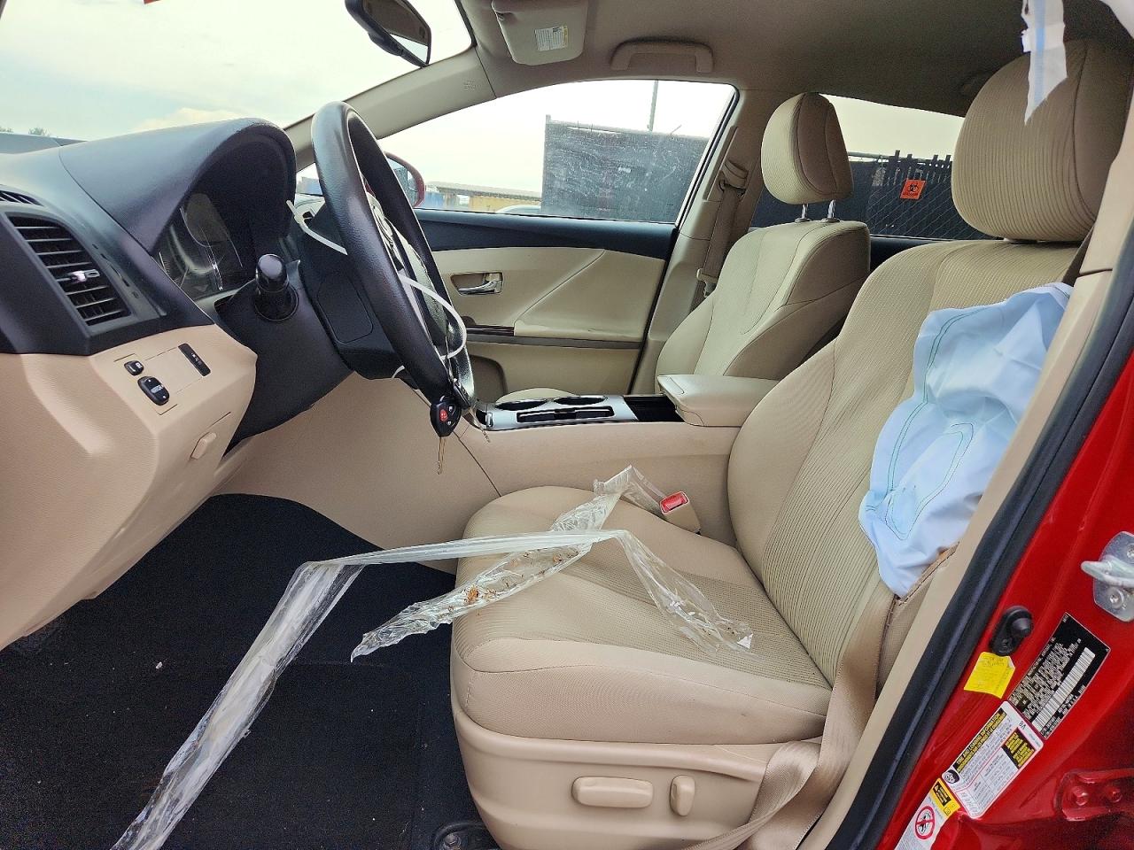 2013 Toyota Venza Le Красный vin: 4T3ZA3BB5DU064198