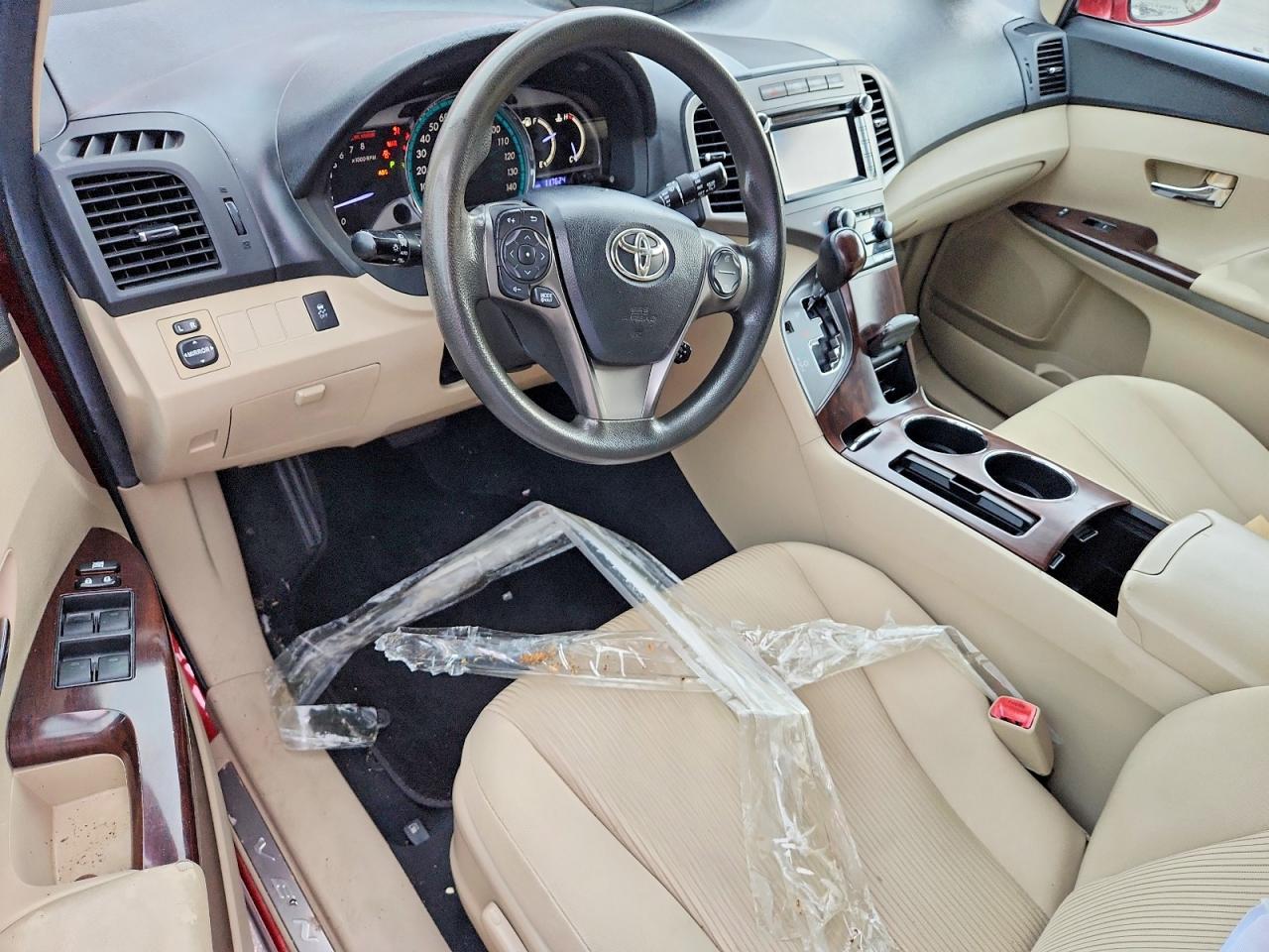 2013 Toyota Venza Le Красный vin: 4T3ZA3BB5DU064198