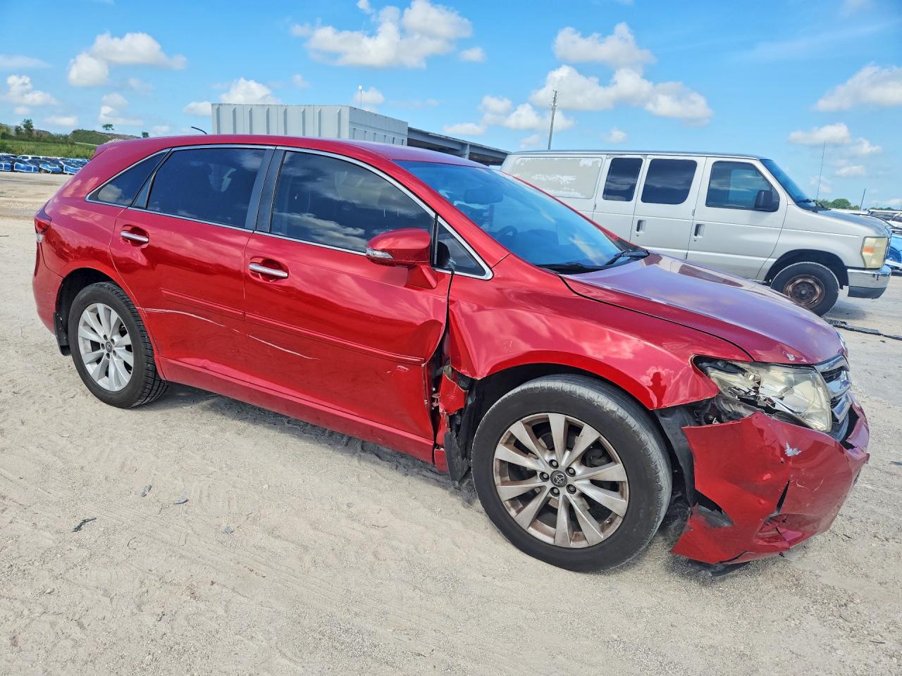 2013 Toyota Venza Xle Red vin: 4T3ZA3BB5DU068509