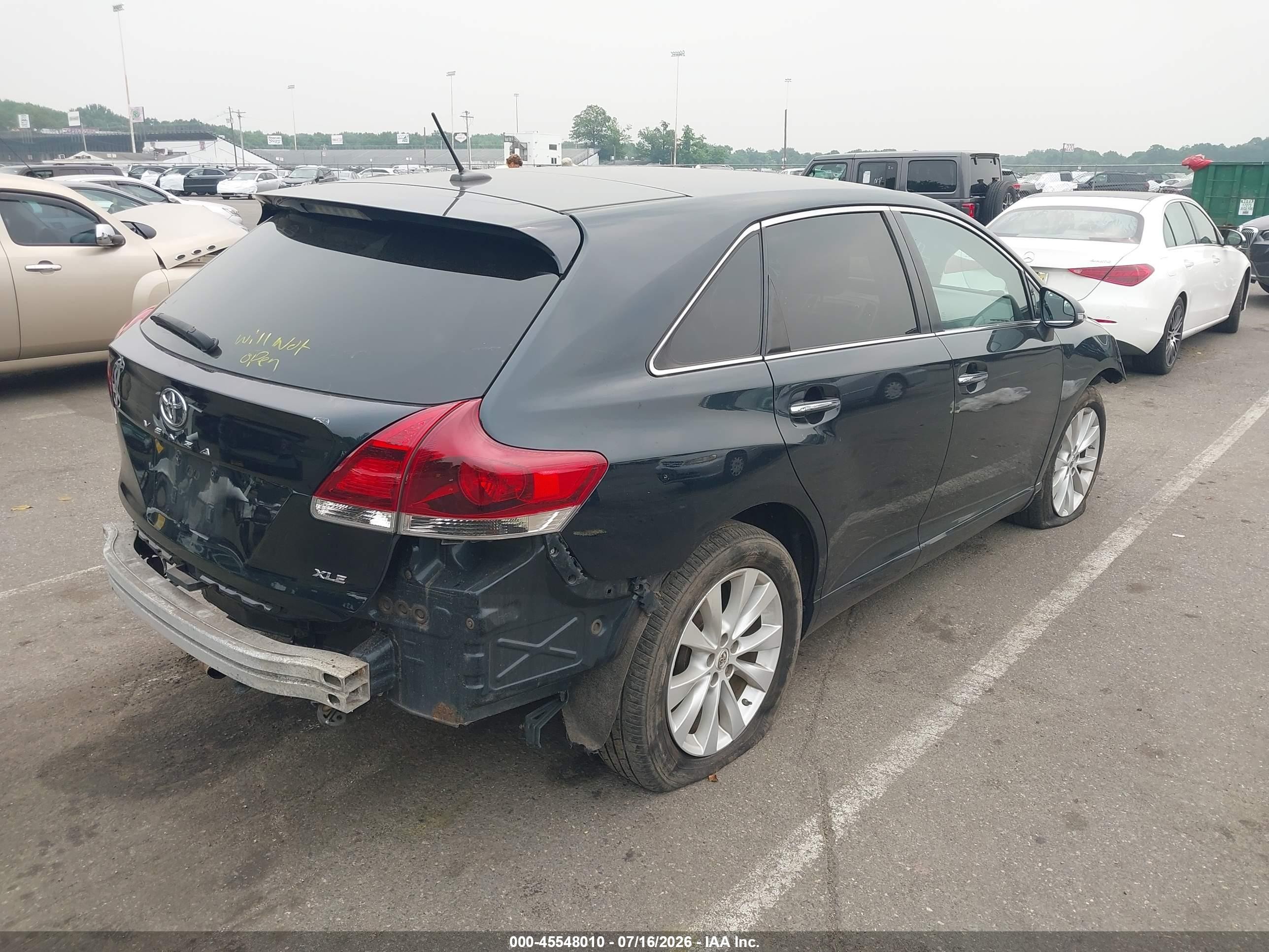 2013 Toyota Venza Xle Gray vin: 4T3ZA3BB5DU070101