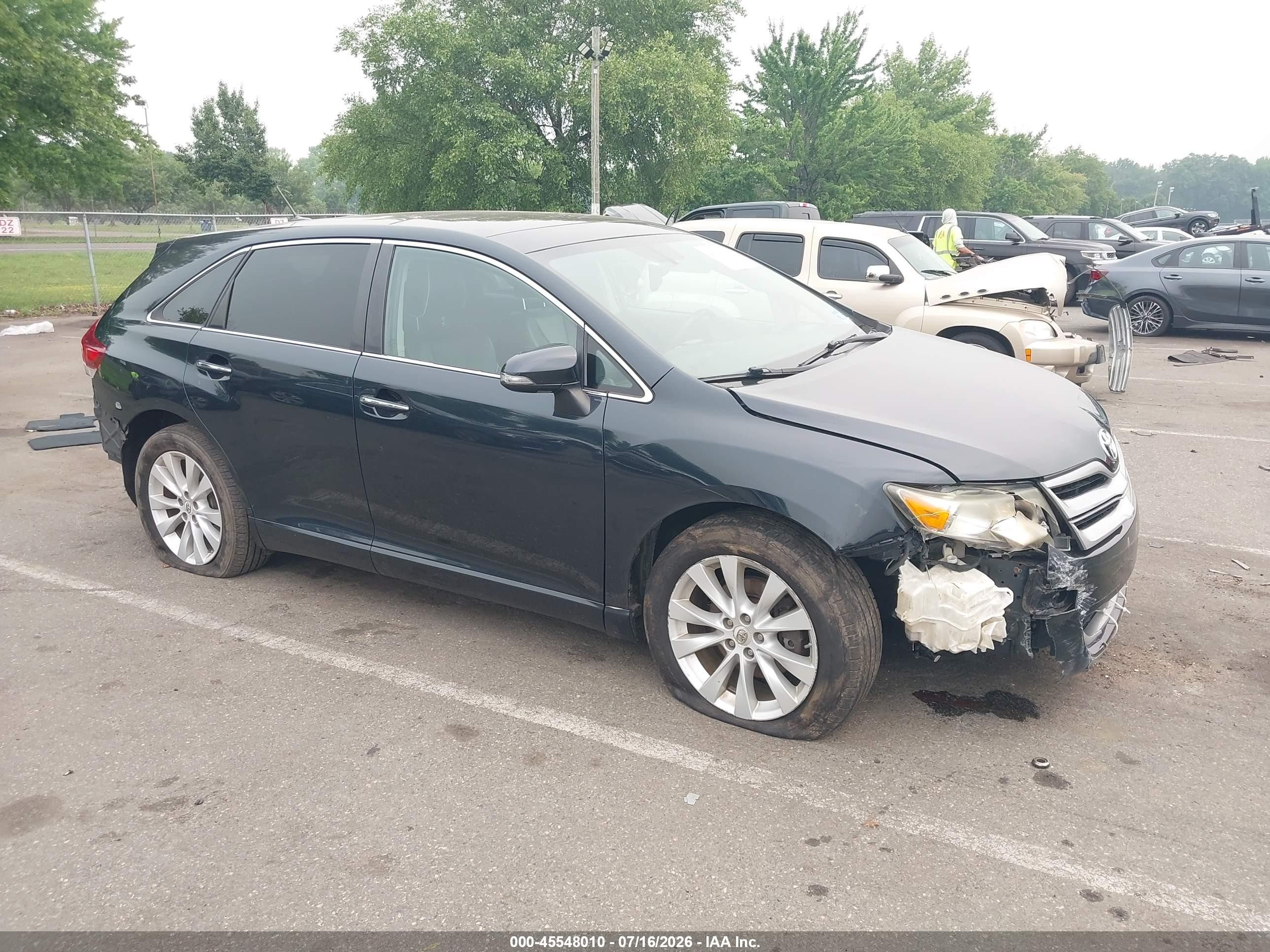 2013 Toyota Venza Xle Gray vin: 4T3ZA3BB5DU070101