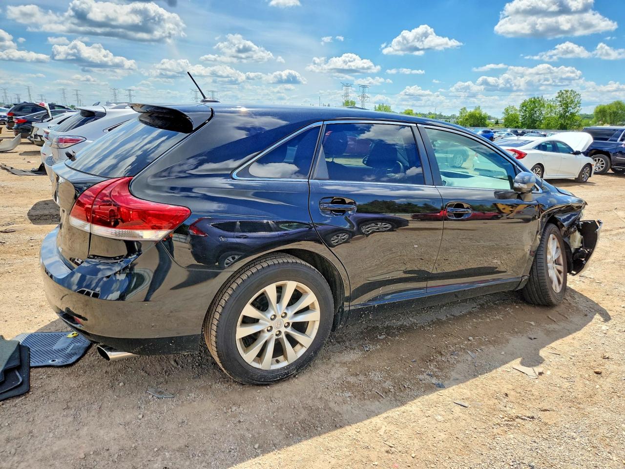 2013 Toyota Venza Le Black vin: 4T3ZA3BB5DU072589