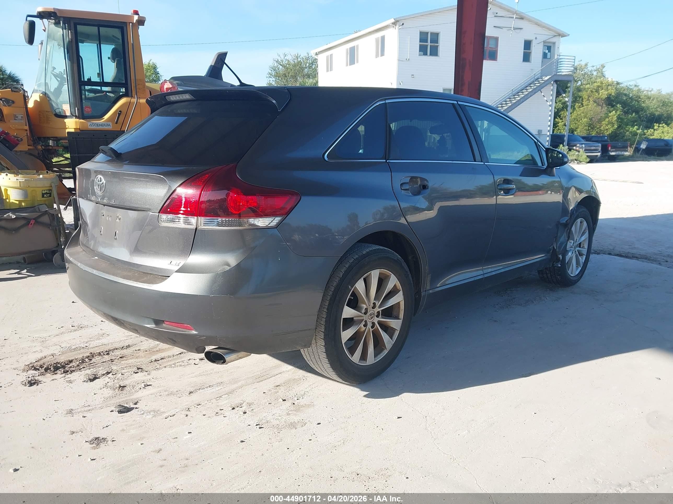 2013 Toyota Venza Le Серый vin: 4T3ZA3BB5DU073855