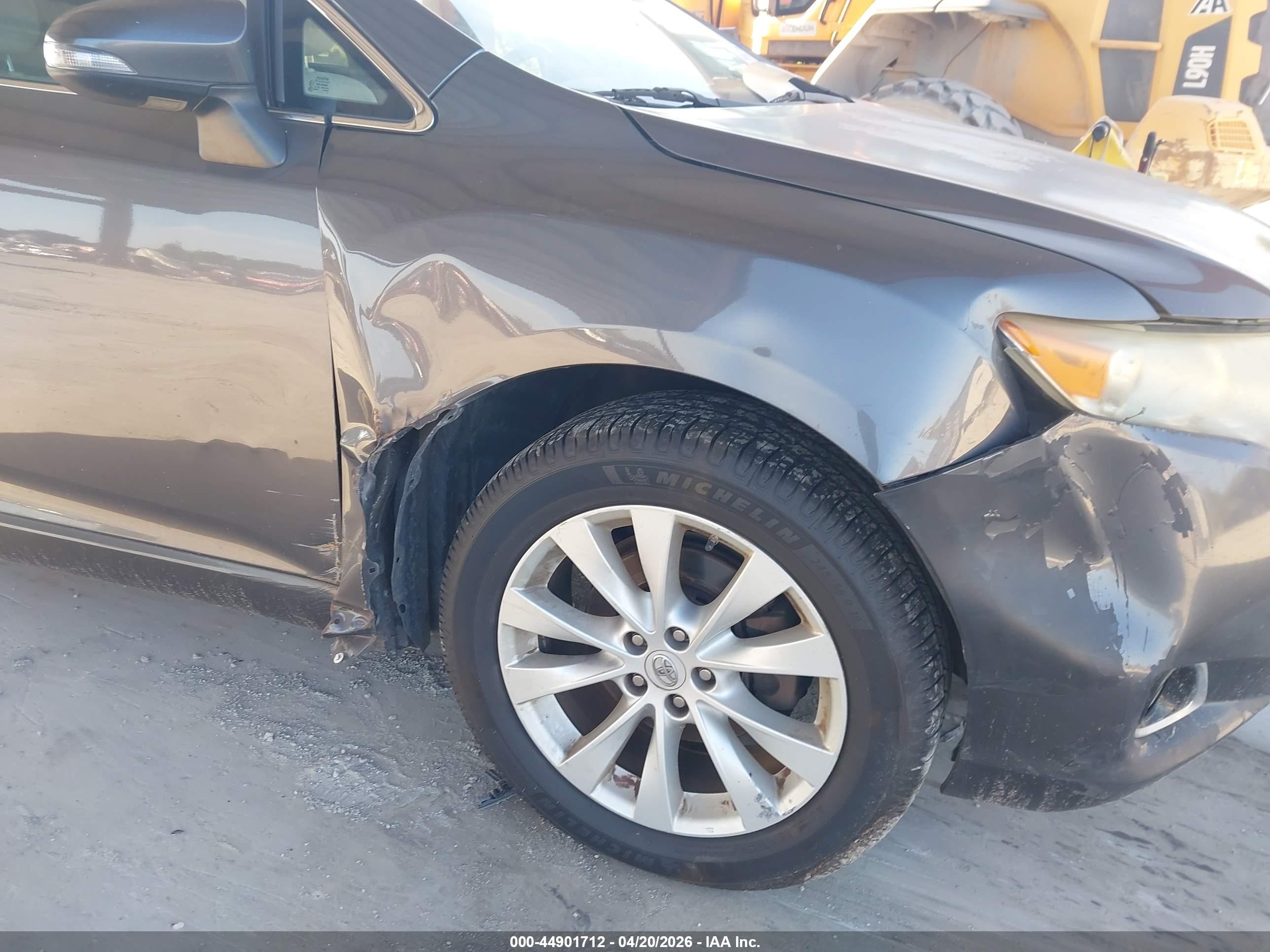 2013 Toyota Venza Le Серый vin: 4T3ZA3BB5DU073855