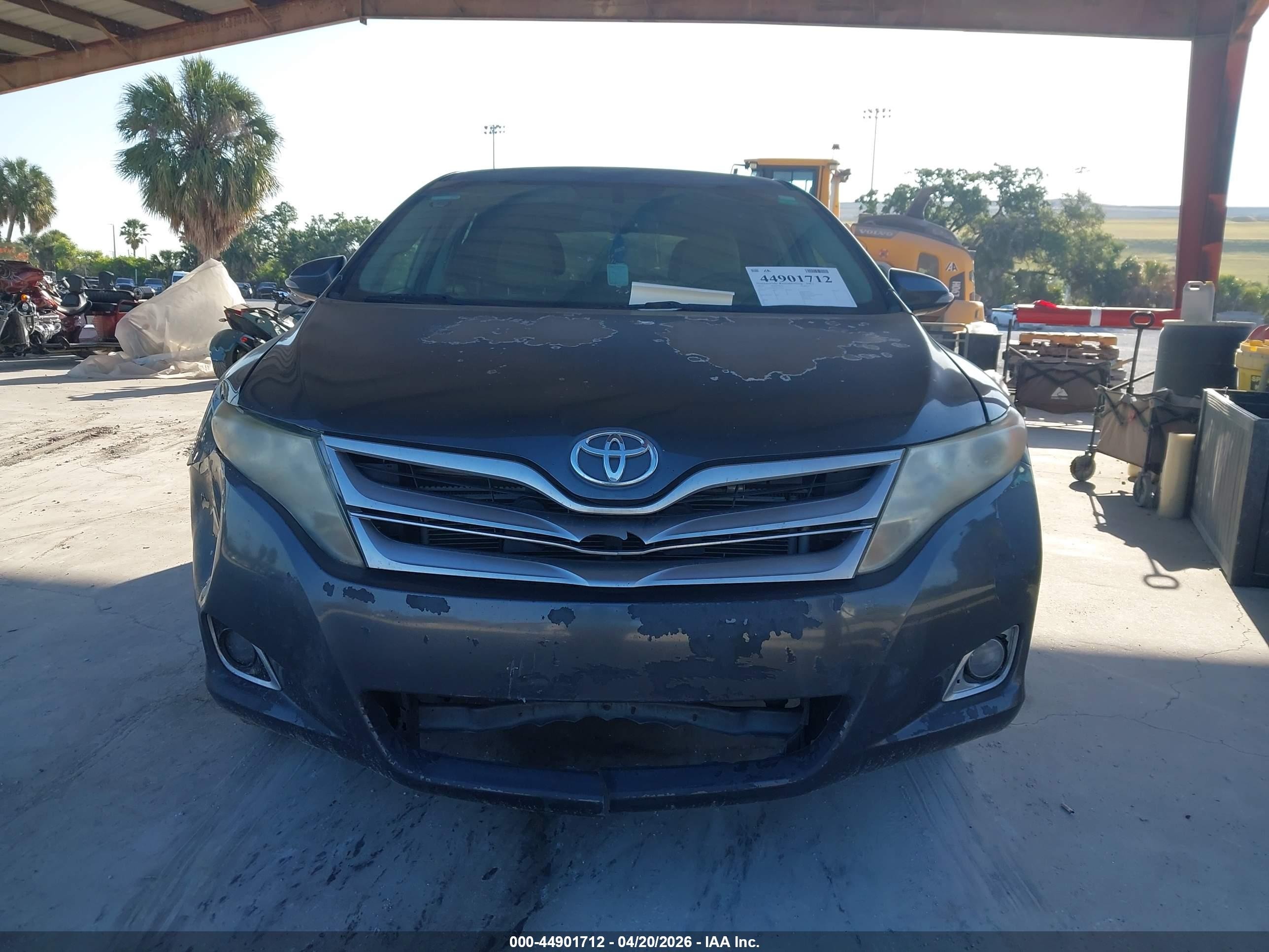 2013 Toyota Venza Le Серый vin: 4T3ZA3BB5DU073855