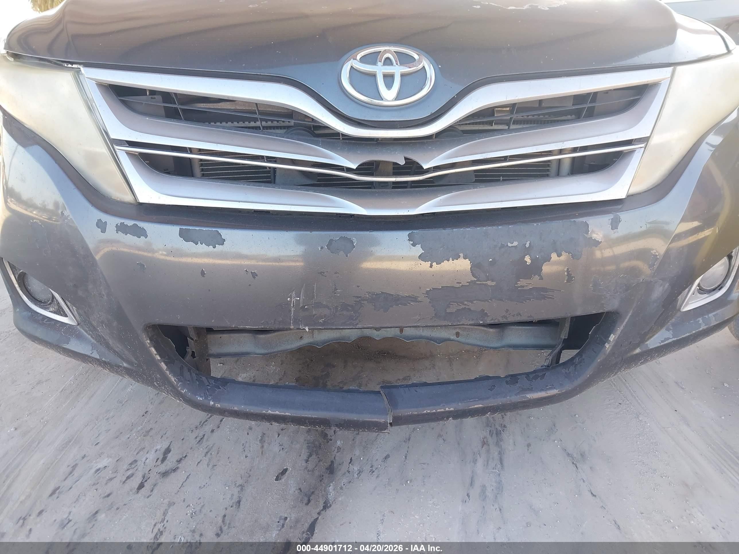 2013 Toyota Venza Le Серый vin: 4T3ZA3BB5DU073855