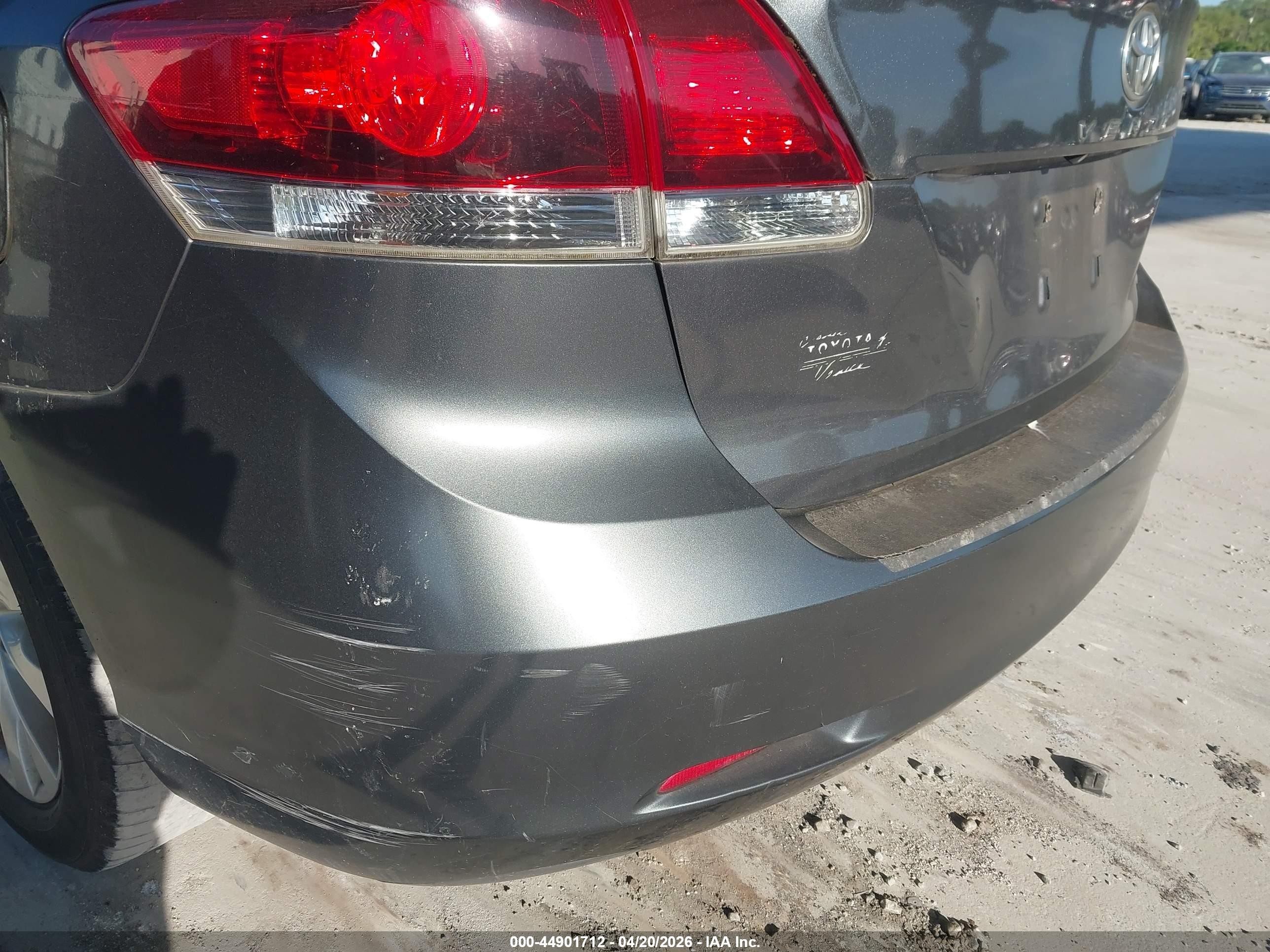 2013 Toyota Venza Le Серый vin: 4T3ZA3BB5DU073855