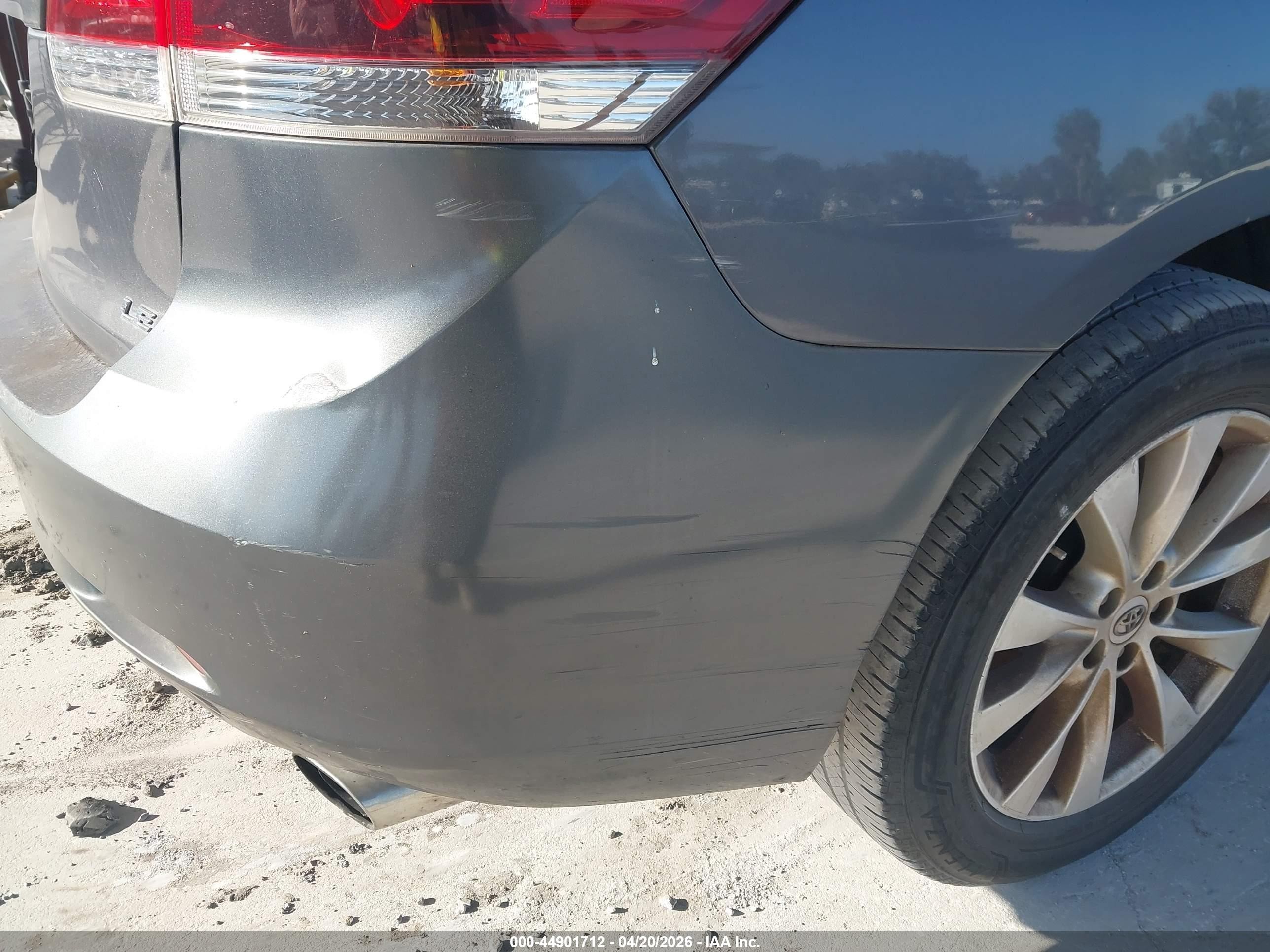 2013 Toyota Venza Le Серый vin: 4T3ZA3BB5DU073855