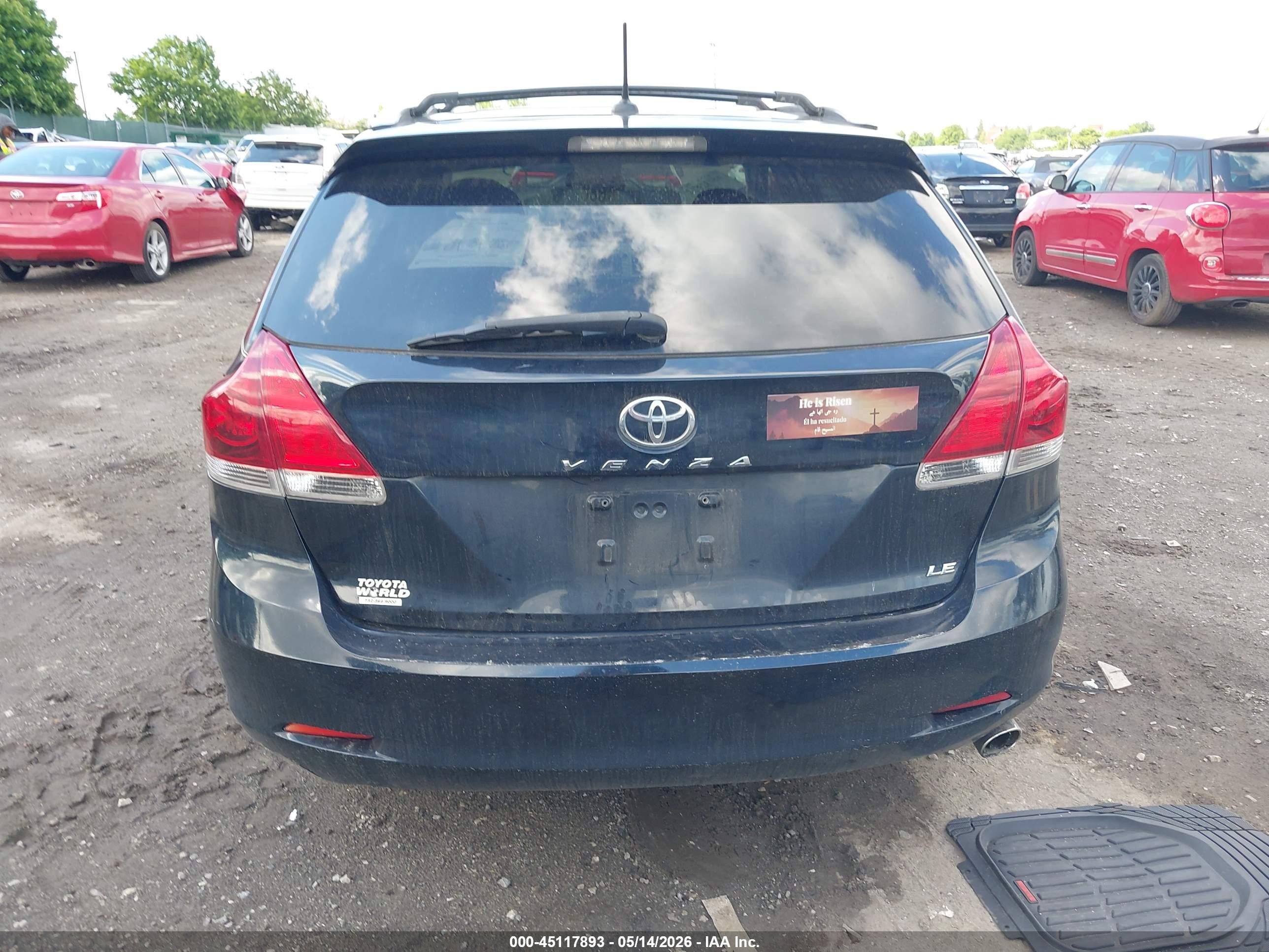 2015 Toyota Venza Le Dark Blue vin: 4T3ZA3BB5FU093090
