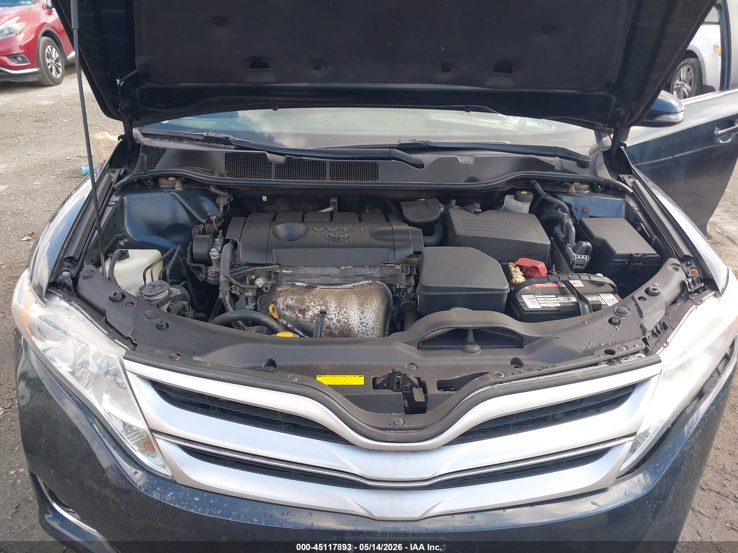 2015 Toyota Venza Le Dark Blue vin: 4T3ZA3BB5FU093090