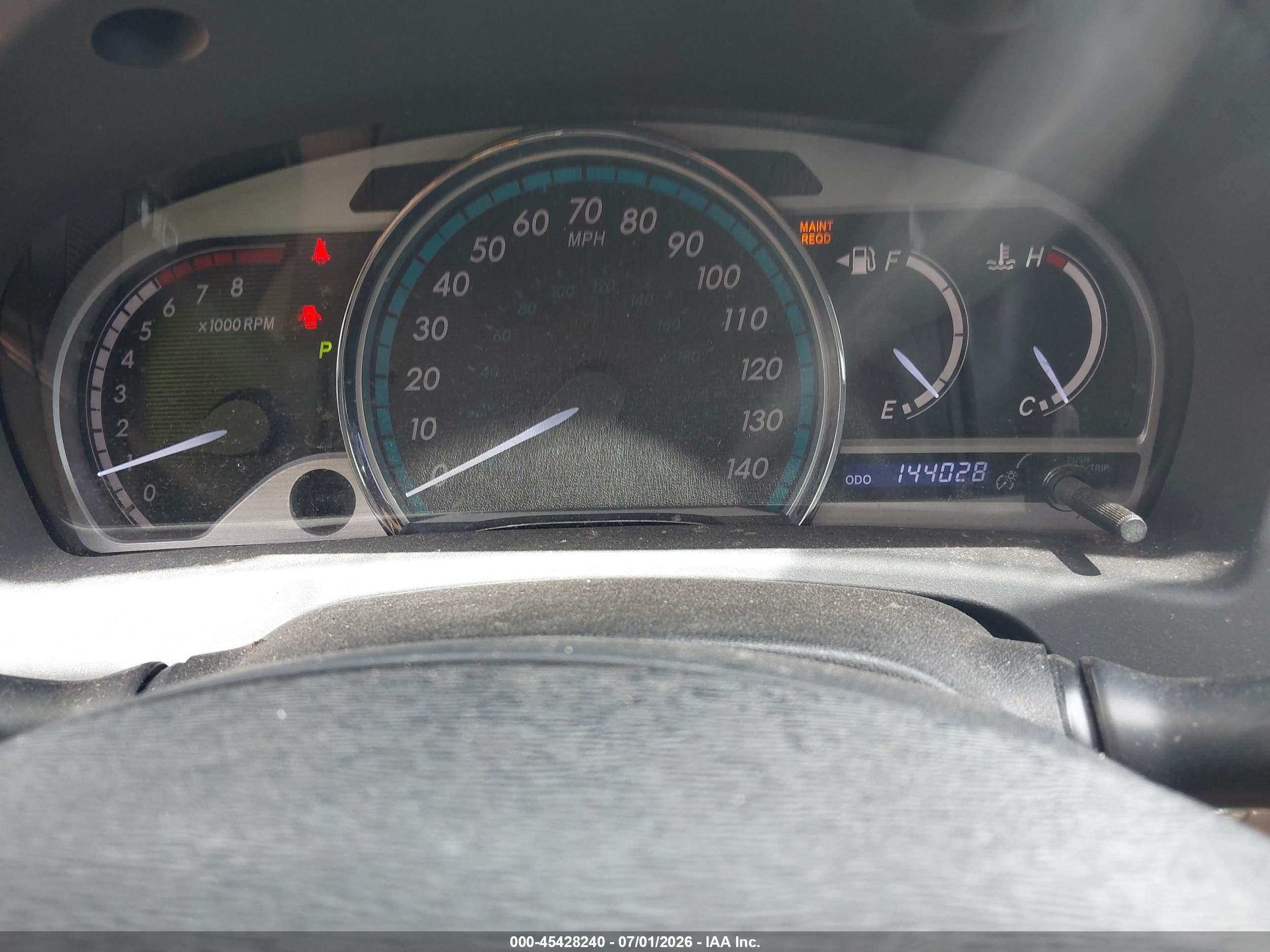 2012 Toyota Venza Le White vin: 4T3ZA3BB6CU055573