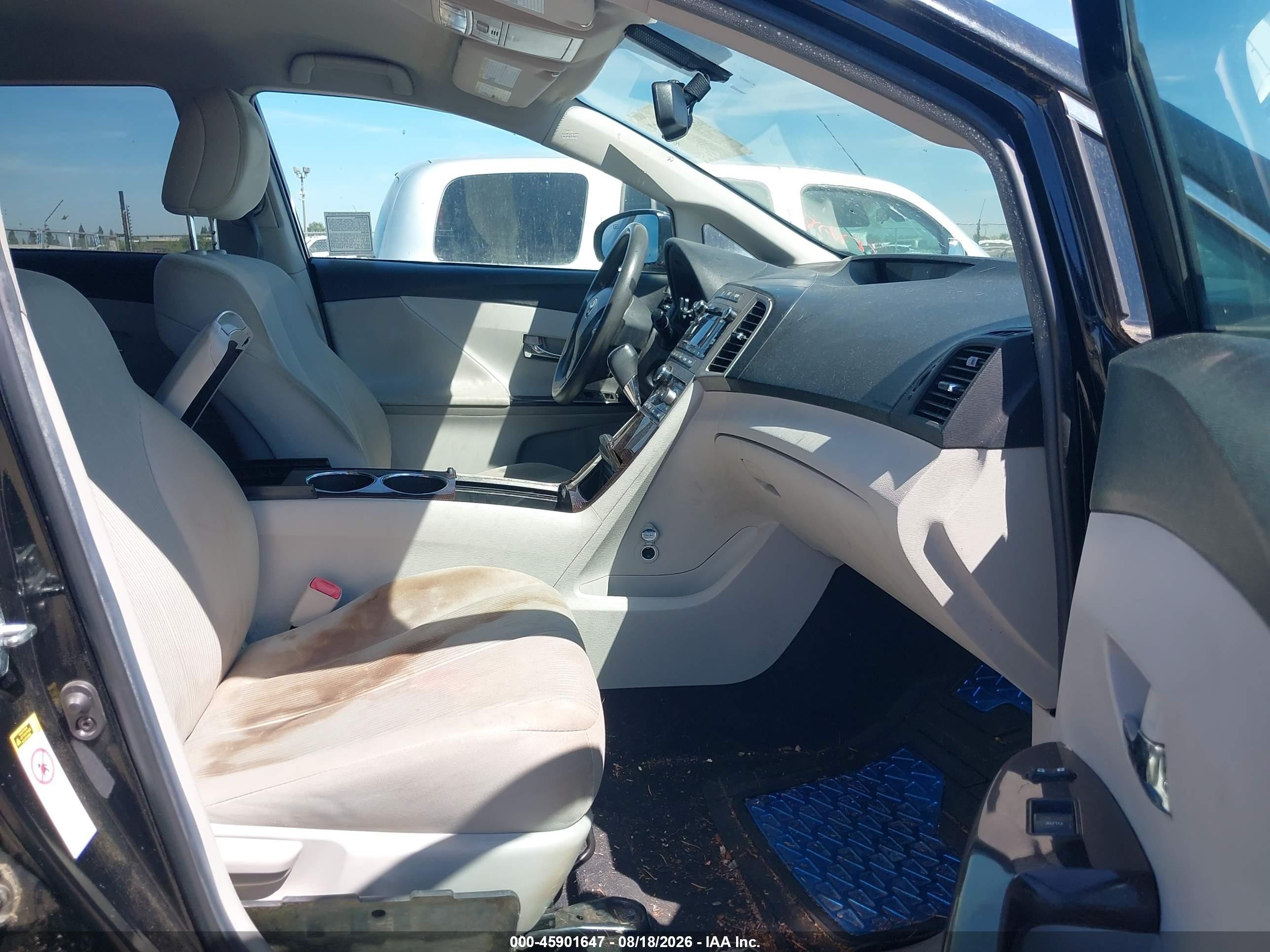 2012 Toyota Venza Le Black vin: 4T3ZA3BB6CU061468