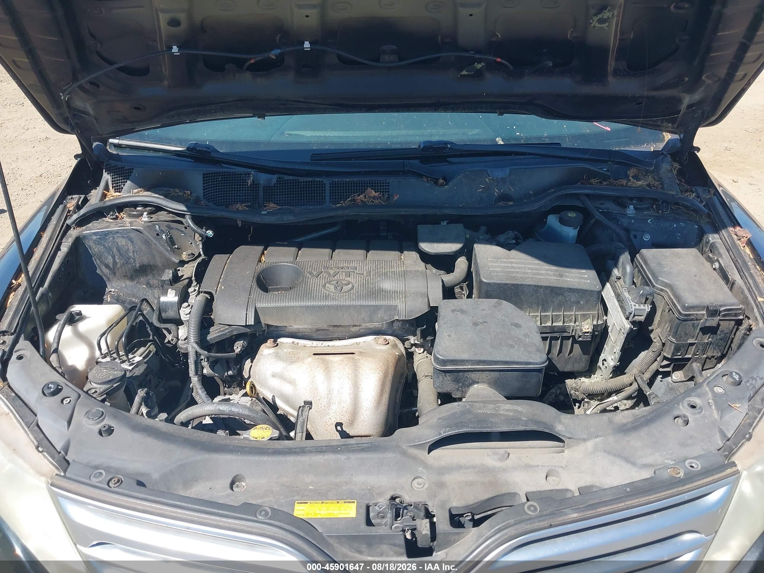 2012 Toyota Venza Le Black vin: 4T3ZA3BB6CU061468