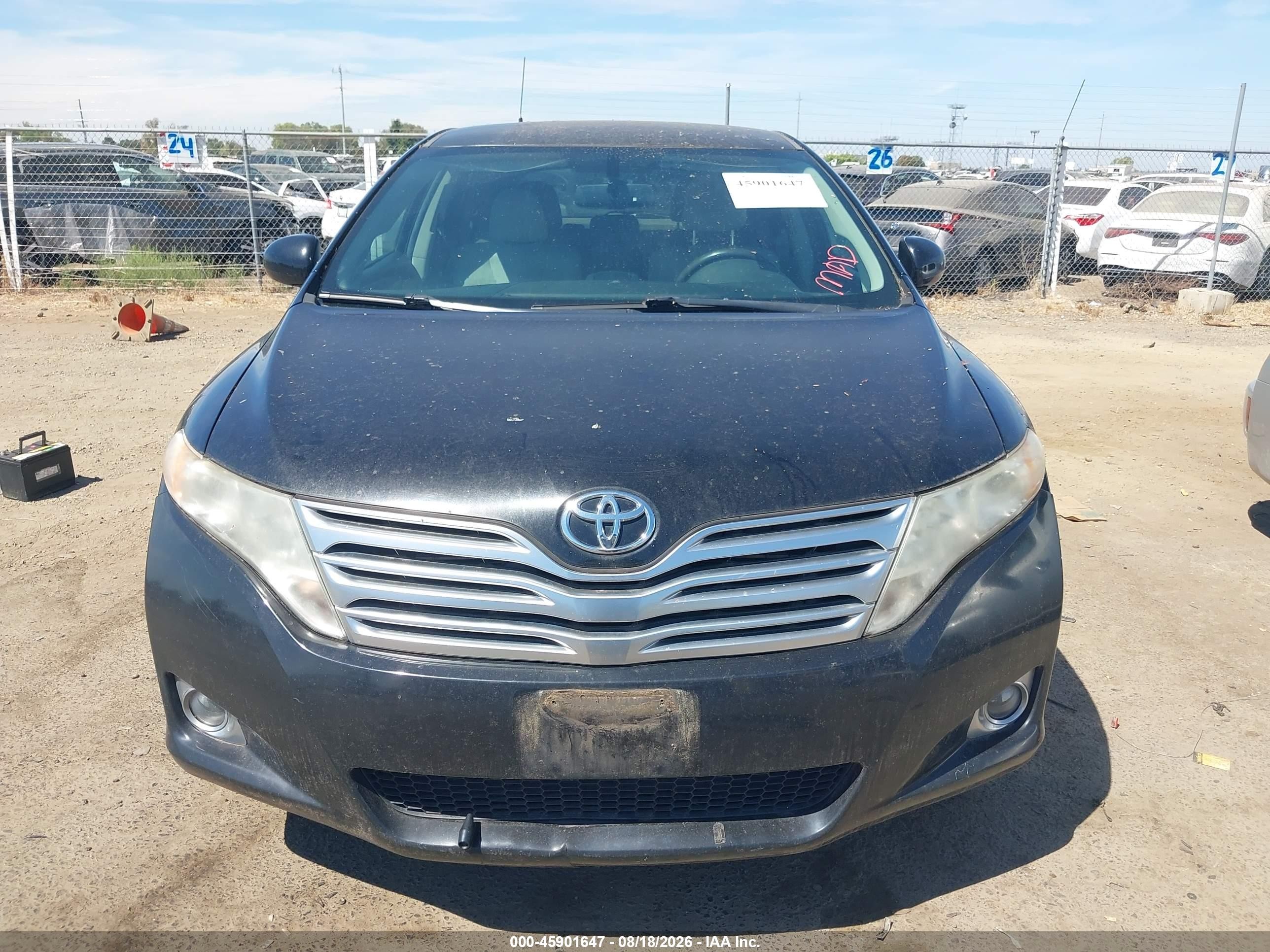 2012 Toyota Venza Le Black vin: 4T3ZA3BB6CU061468