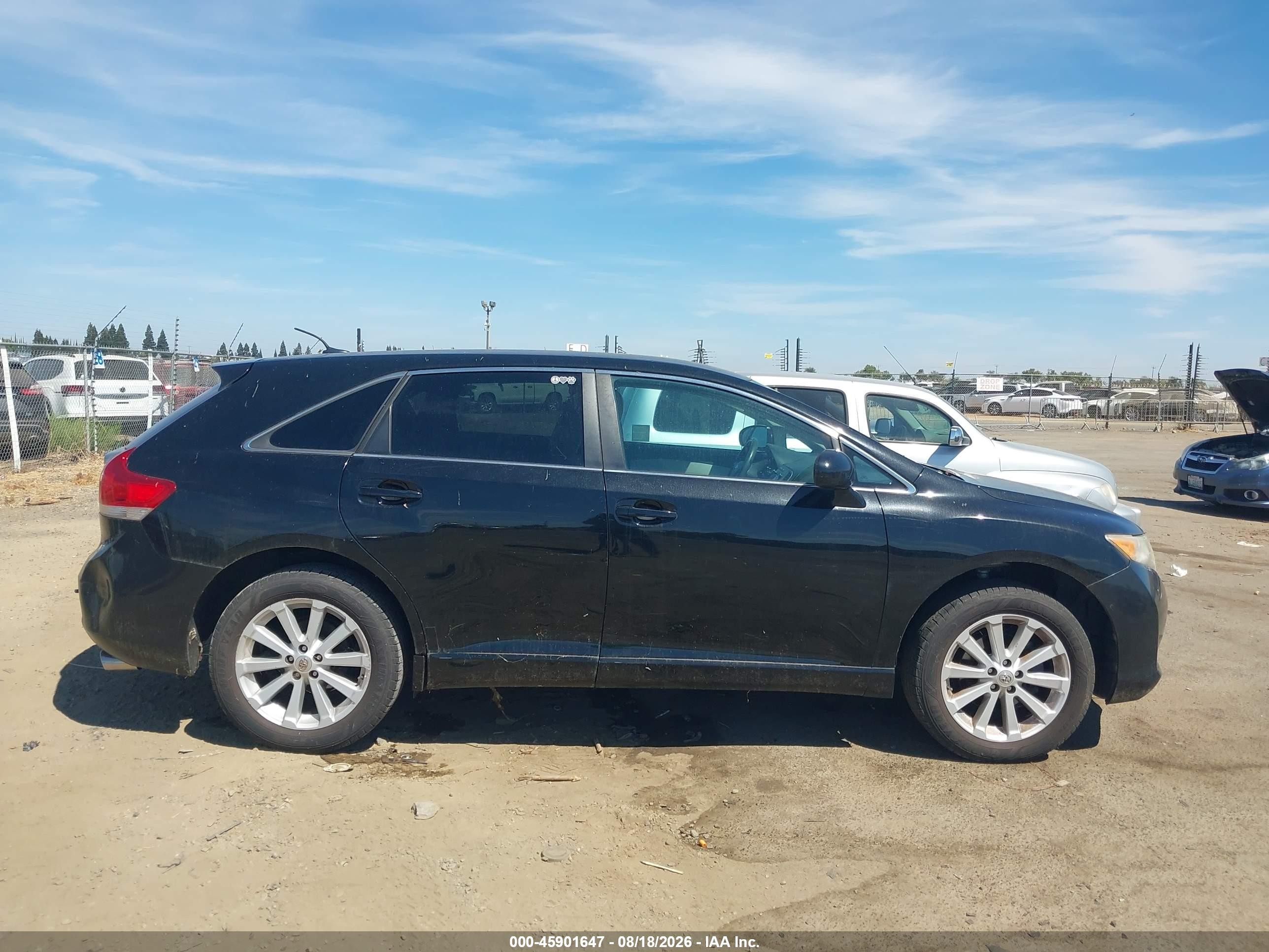 2012 Toyota Venza Le Black vin: 4T3ZA3BB6CU061468