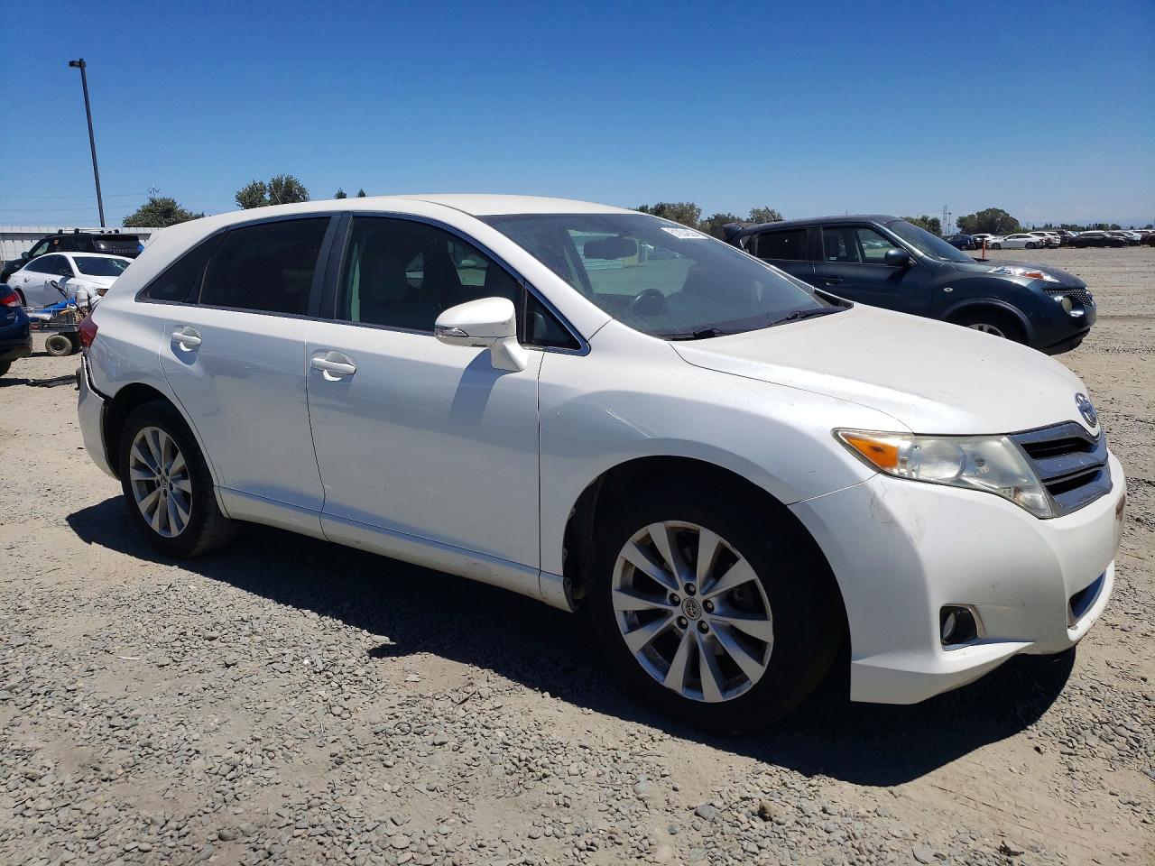 2013 Toyota Venza Le Белый vin: 4T3ZA3BB6DU063075