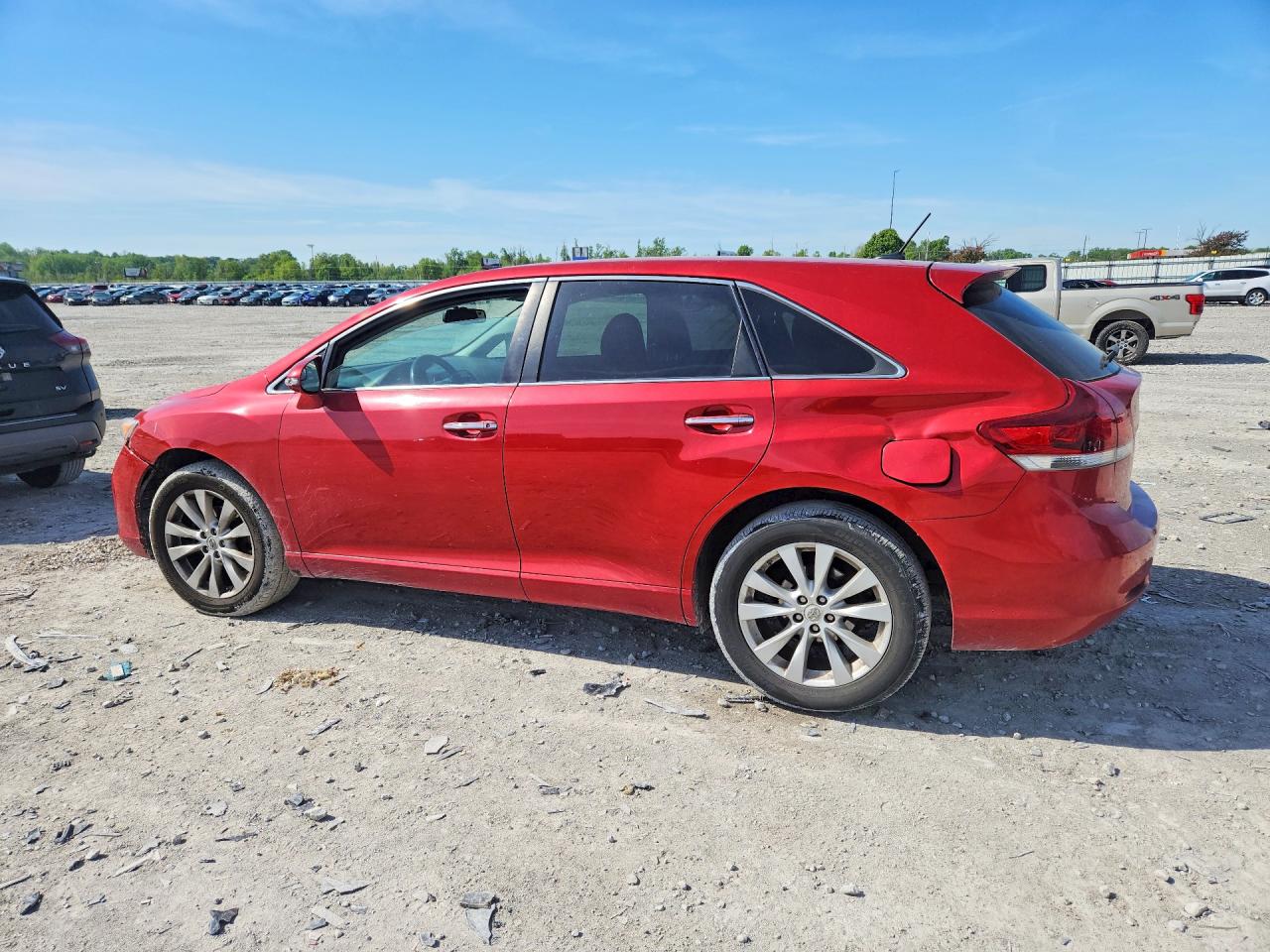 2013 Toyota Venza Xle Red vin: 4T3ZA3BB6DU063870