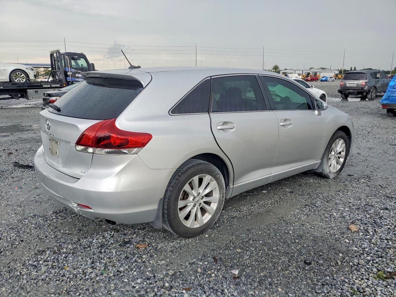2013 Toyota Venza Le Silver vin: 4T3ZA3BB6DU077686