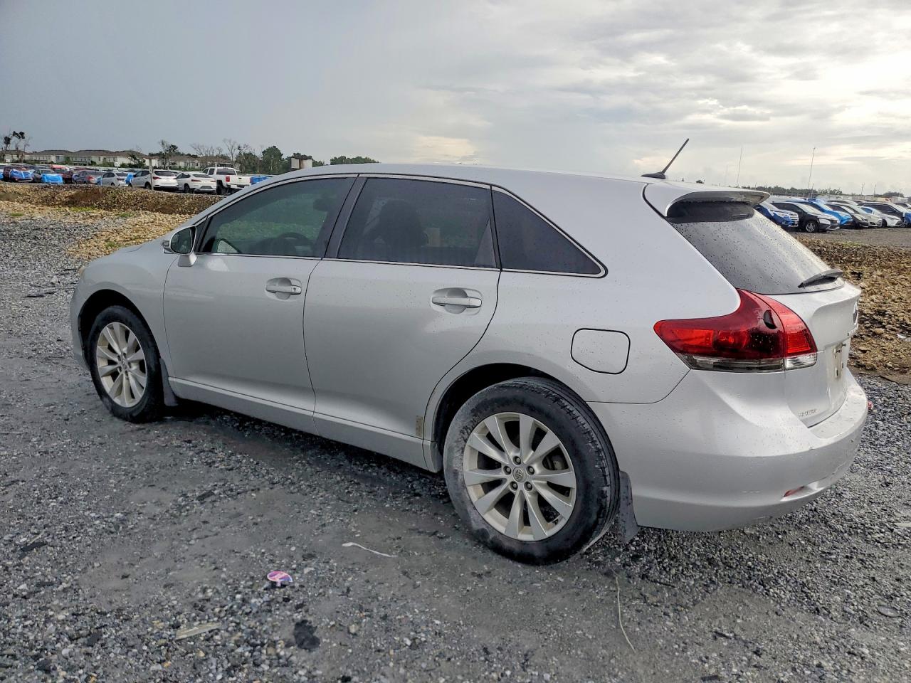 2013 Toyota Venza Le Silver vin: 4T3ZA3BB6DU077686