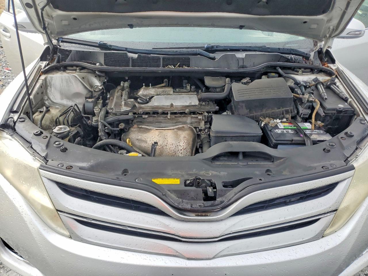 2013 Toyota Venza Le Silver vin: 4T3ZA3BB6DU077686