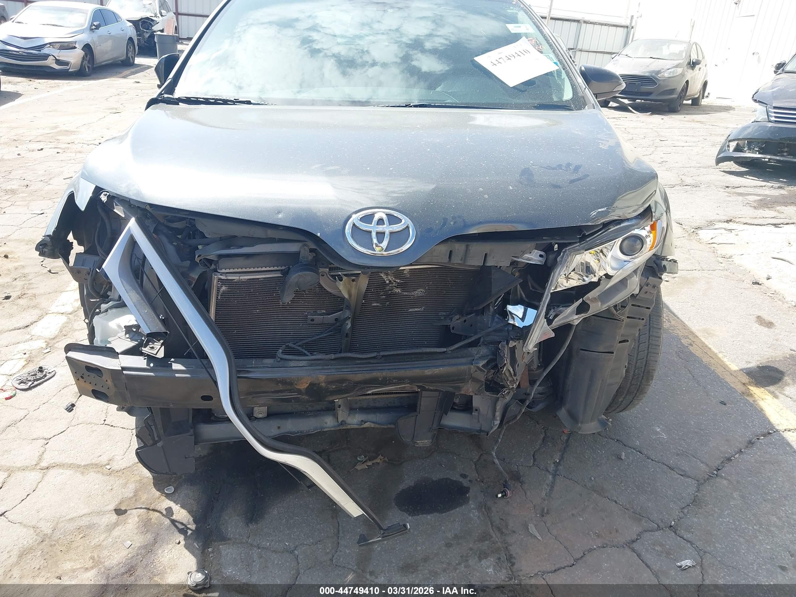 2014 Toyota Venza Le Gray vin: 4T3ZA3BB6EU081240