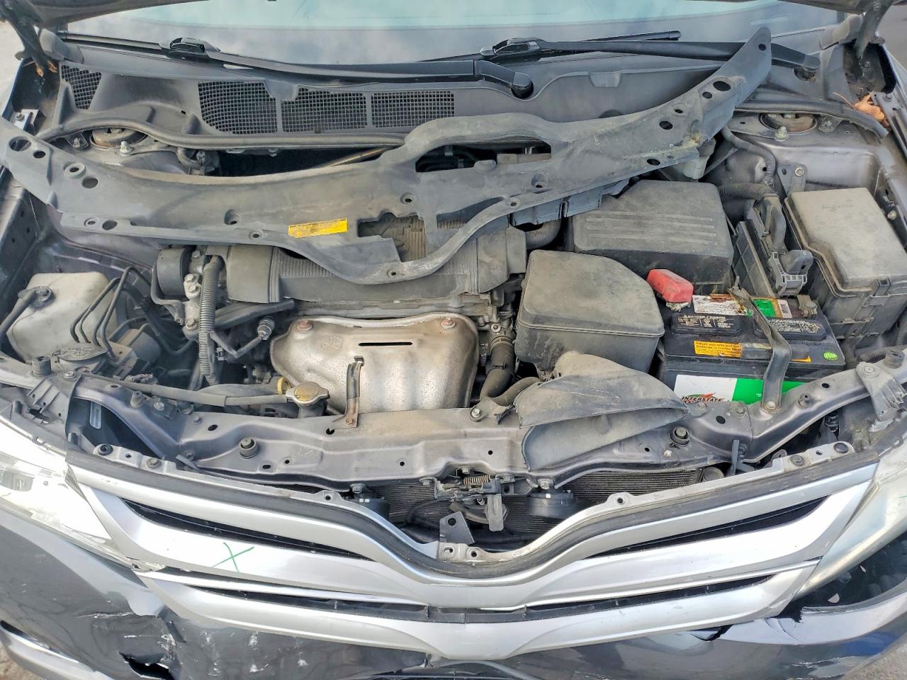 2014 Toyota Venza Le Серый vin: 4T3ZA3BB6EU087314