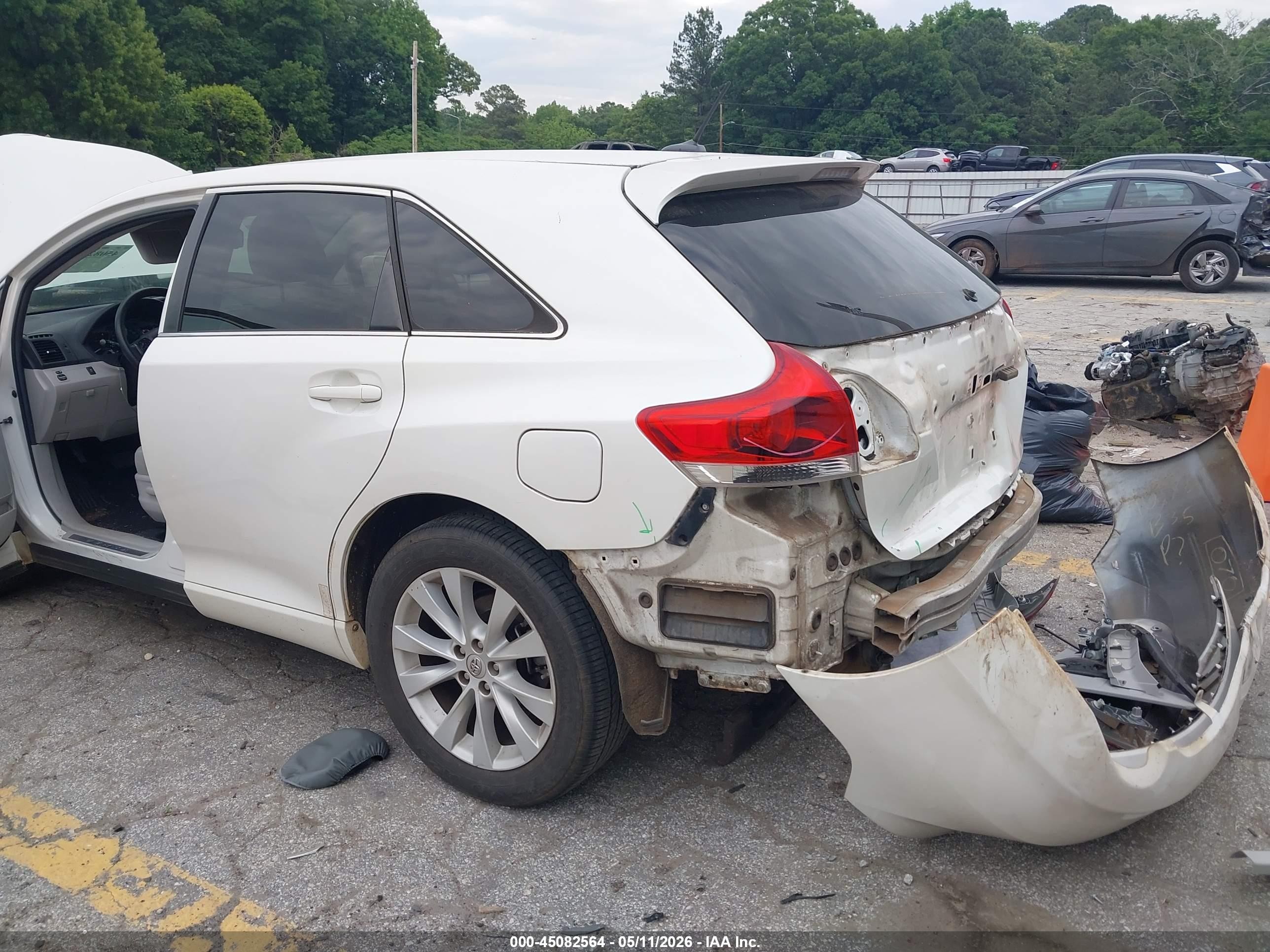 2015 Toyota Venza Le White vin: 4T3ZA3BB6FU092479