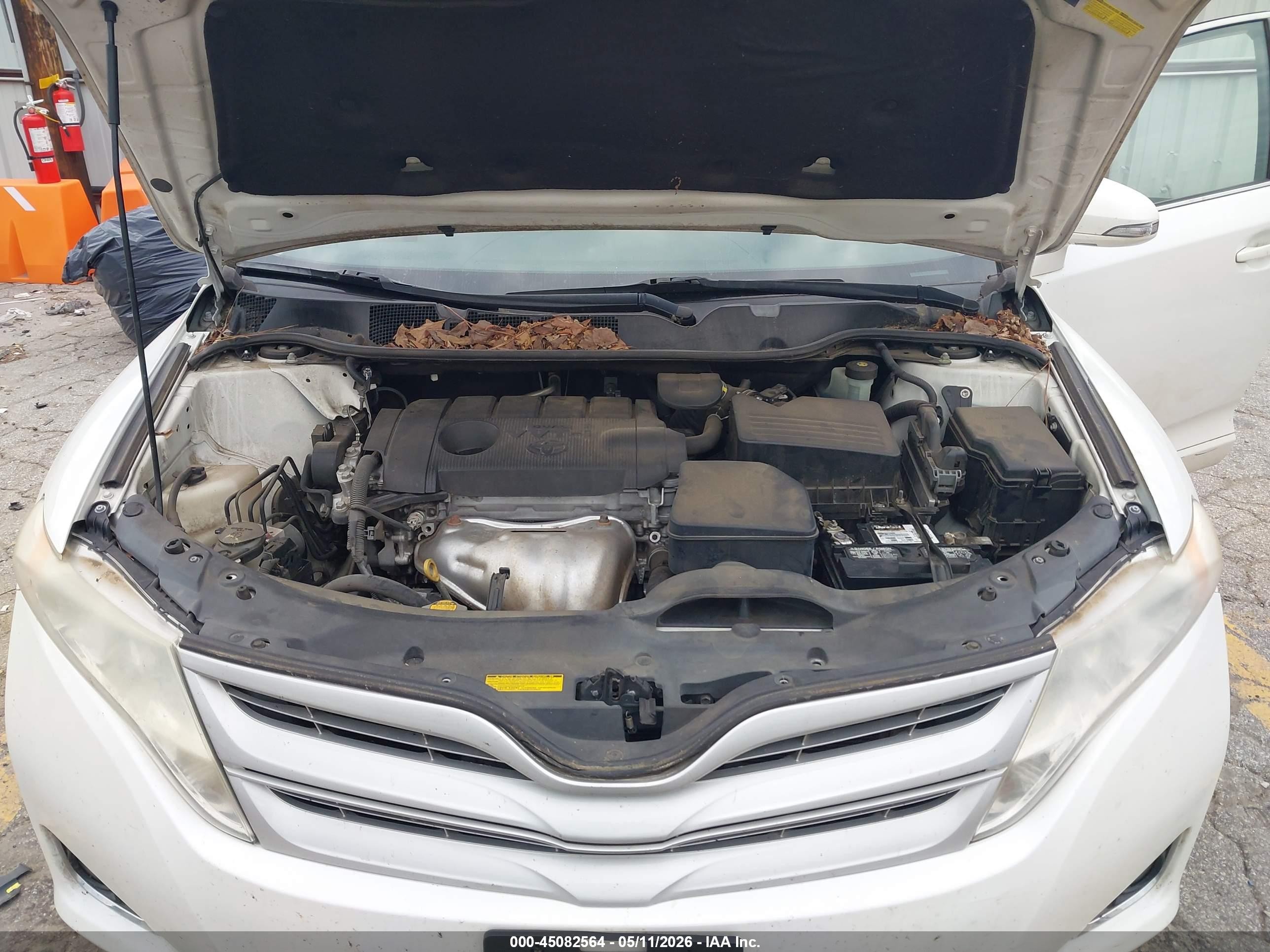 2015 Toyota Venza Le White vin: 4T3ZA3BB6FU092479