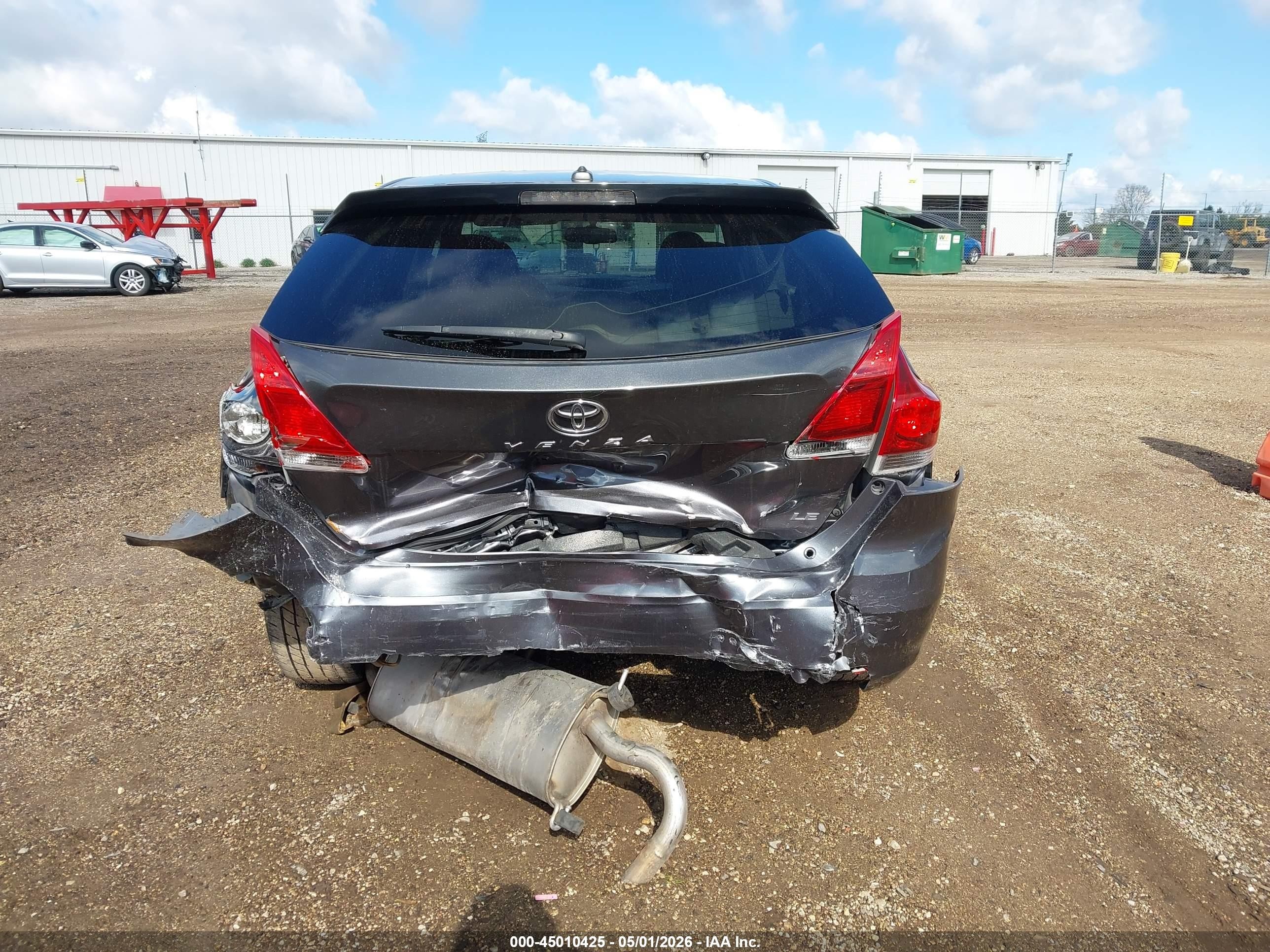 2015 Toyota Venza Le Gray vin: 4T3ZA3BB6FU094104